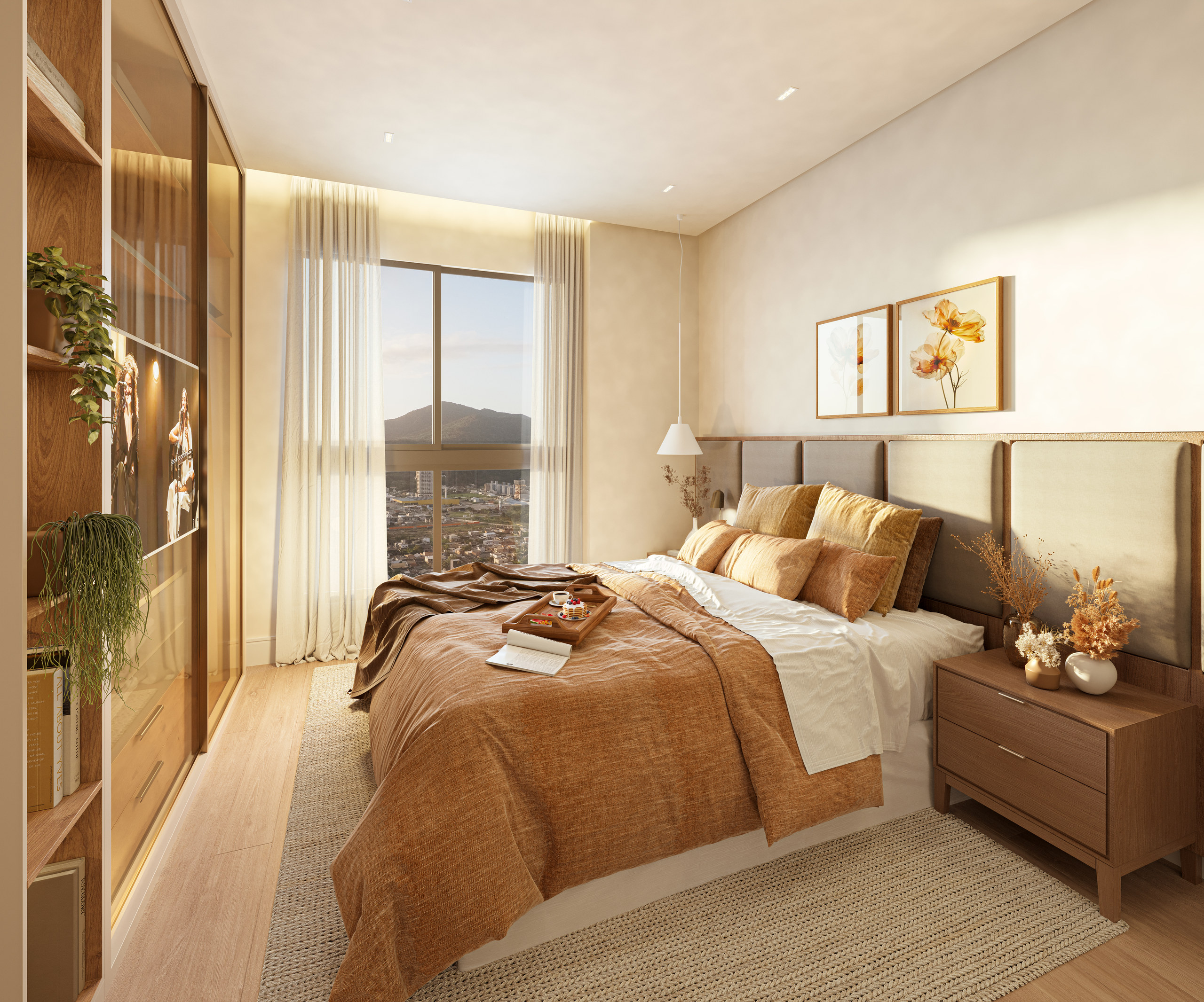 Jardine Residence — suíte master do Tipo 1, Capitali, Balneário Perequê, Porto Belo SC Jardine Residence — suíte master do Tipo 1, Capitali, Balneário Perequê, Porto Belo SC
