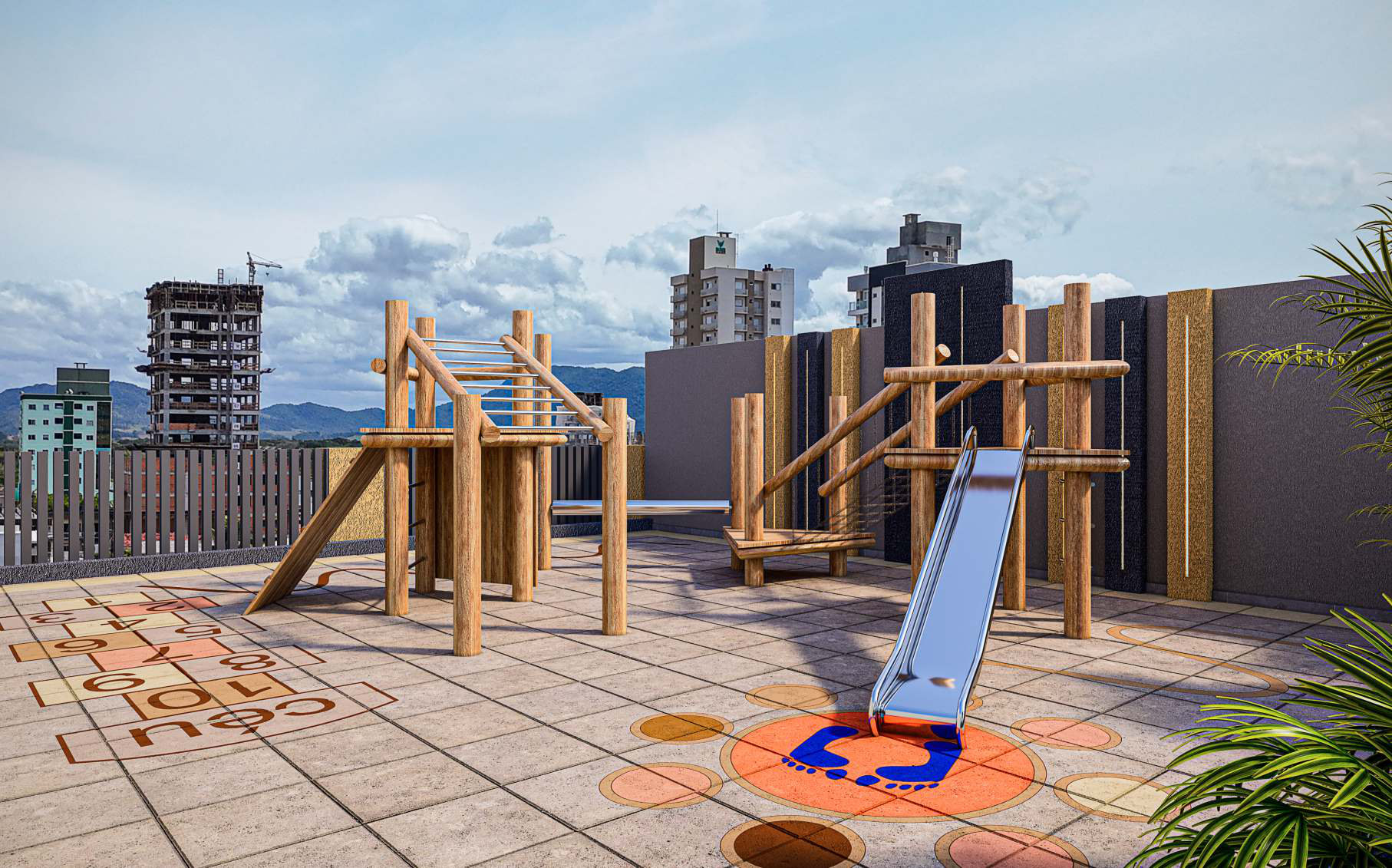 Kansas City Residence — Espaço kids e playground, Fascon, Balneário Perequê, Porto Belo SC