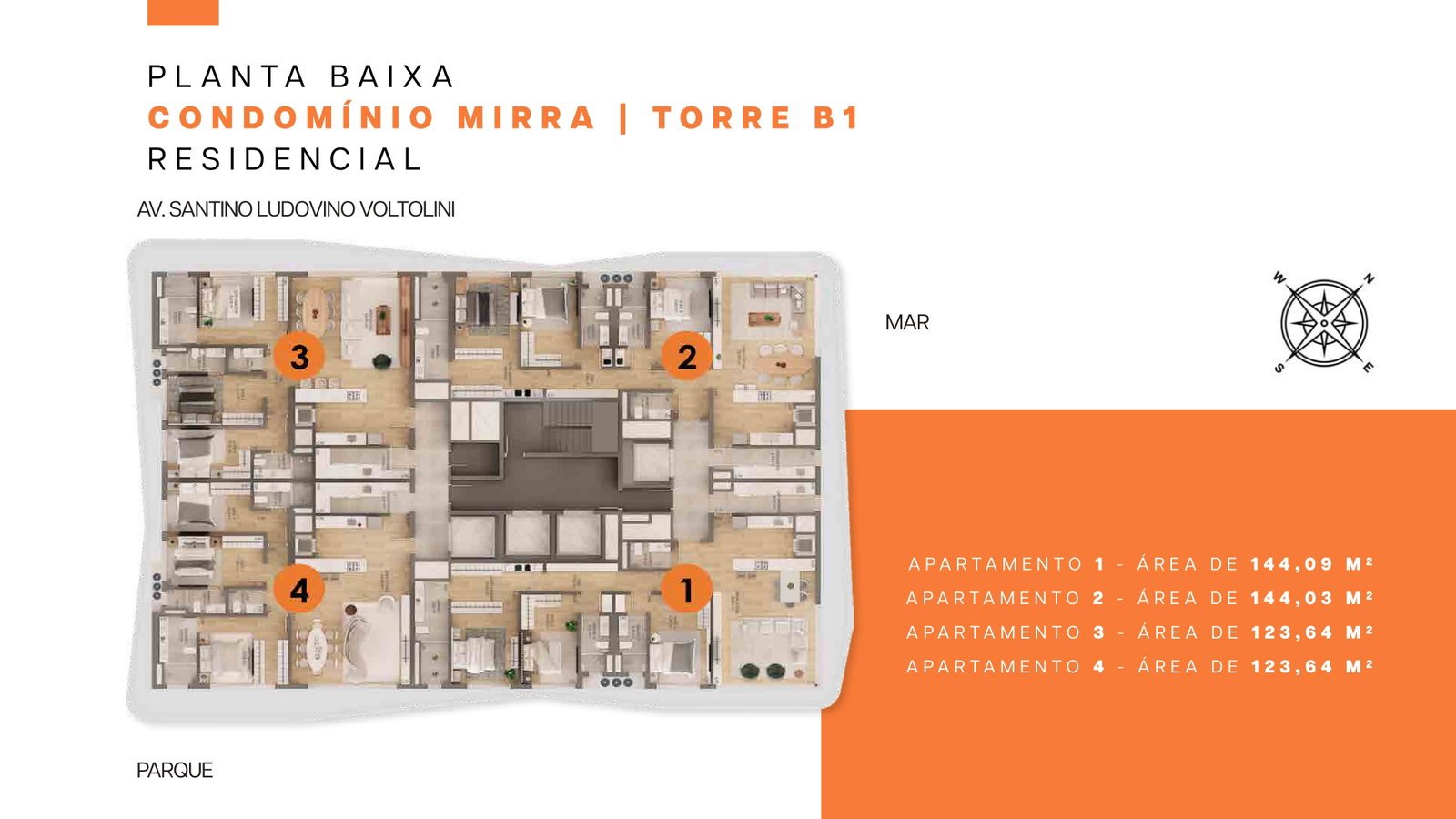 Lagom Pereque — planta humanizada 2, GT Home & ABC, Balneário Perequê, Porto Belo SC