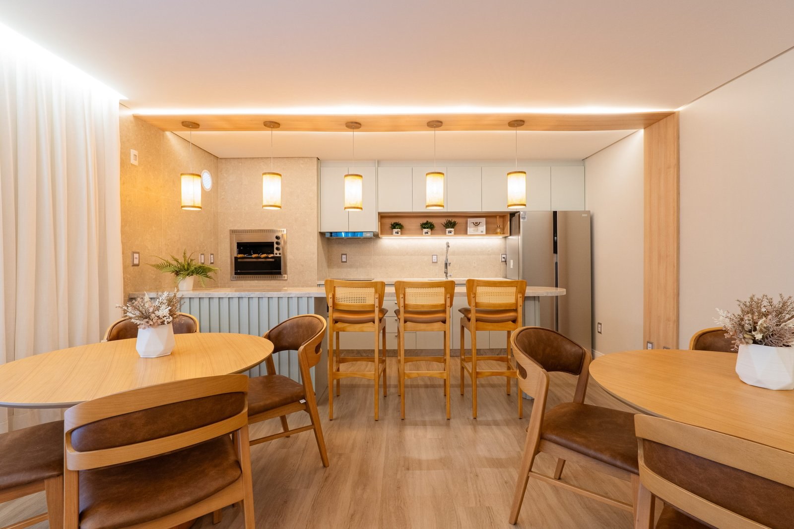 Leblon Residence — Salão de festas, Construtora Pro House, Porto Belo SC