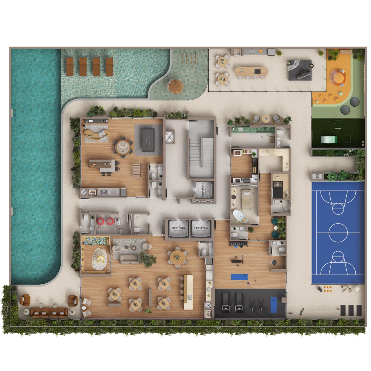 Luminer Garden Homes — planta 1