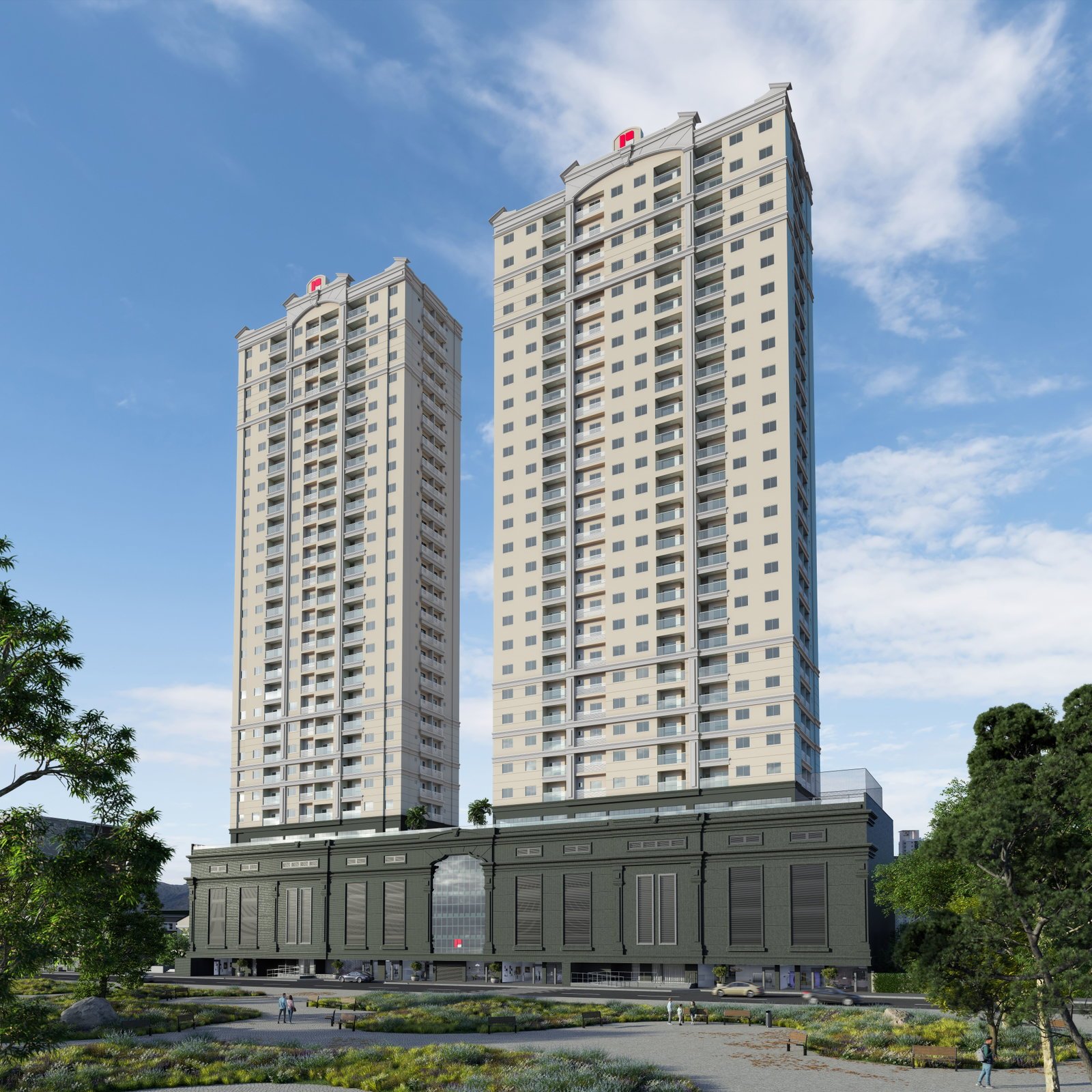 Lyon Home Club — fachada, Pasqualotto Construtora, Porto Belo SC
