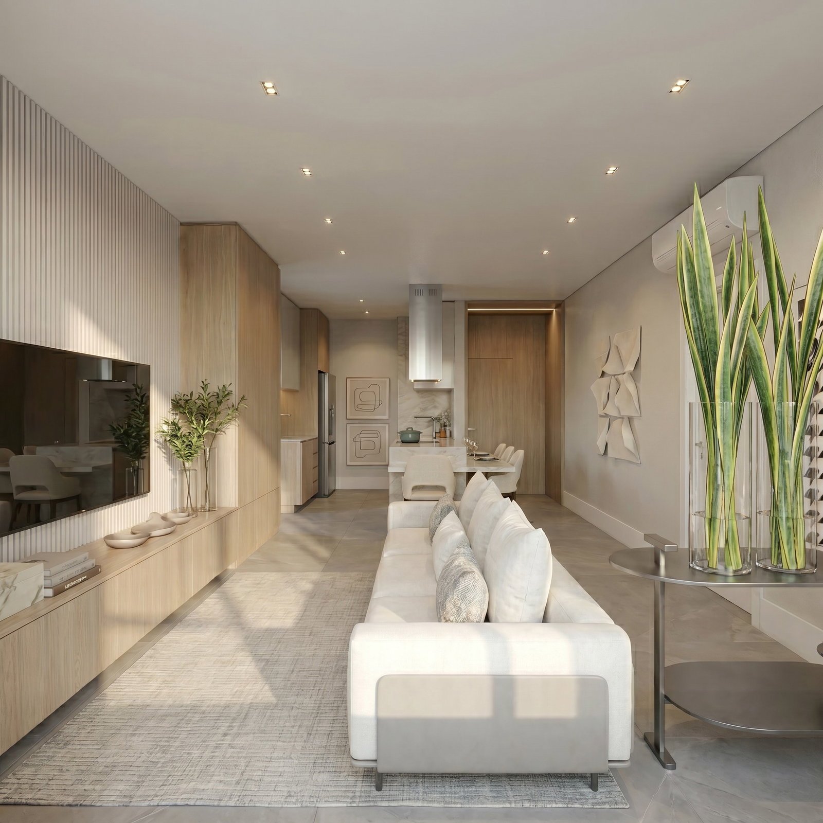 Mahalo Residence — living 4, Facitá Empreendimentos, Balneário Perequê, Porto Belo SC Mahalo Residence — living 4, Facitá Empreendimentos, Balneário Perequê, Porto Belo SC