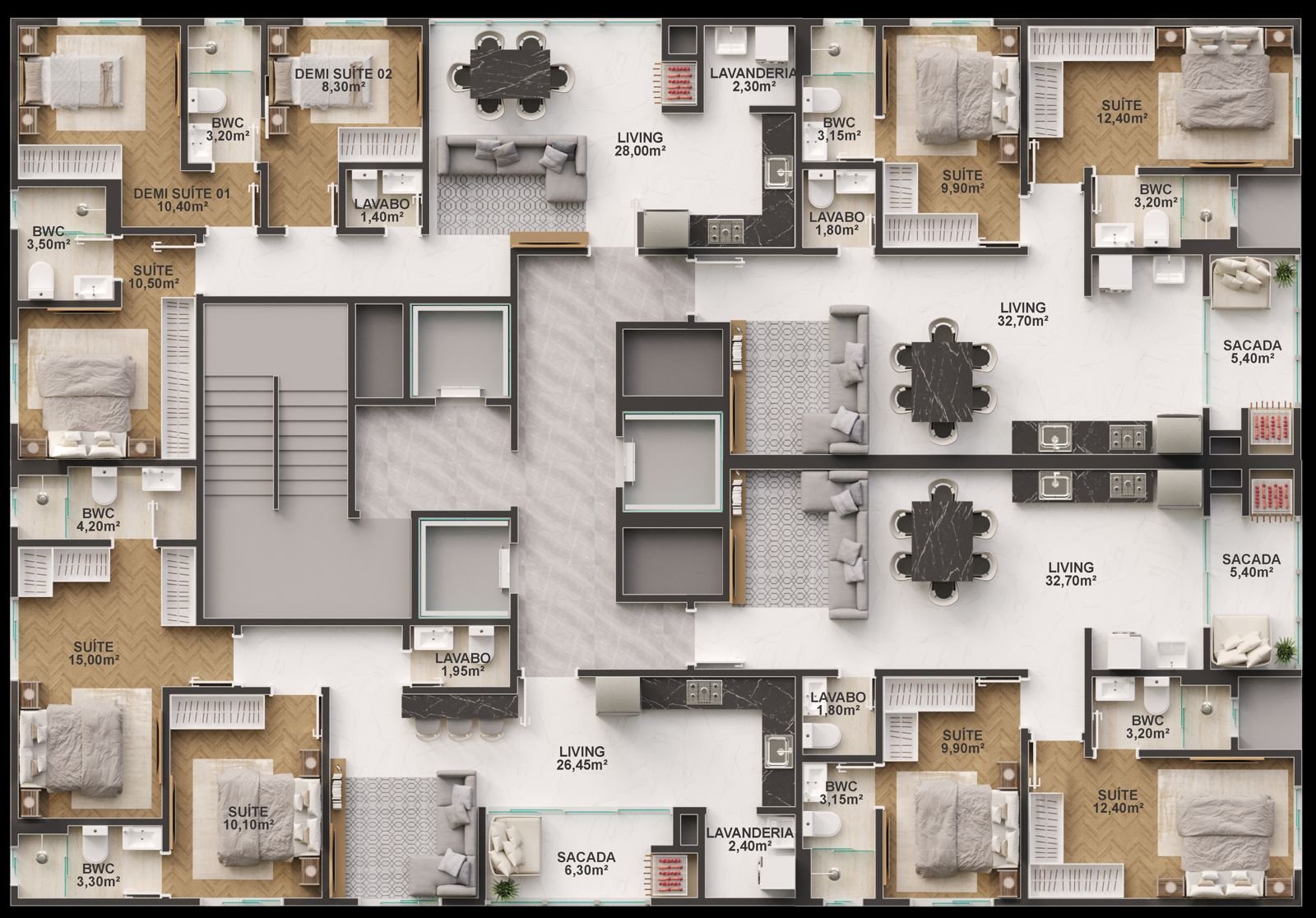 Maragogi Residencial — planta e tipologias 2, CW Construtora e Incorporadora, Balneário Perequê, Porto Belo SC Maragogi Residencial — planta e tipologias 2, CW Construtora e Incorporadora, Balneário Perequê, Porto Belo SC