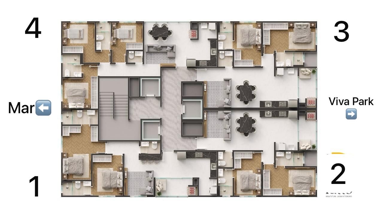 Maragogi Residencial — planta e tipologias 3, CW Construtora e Incorporadora, Balneário Perequê, Porto Belo SC Maragogi Residencial — planta e tipologias 3, CW Construtora e Incorporadora, Balneário Perequê, Porto Belo SC
