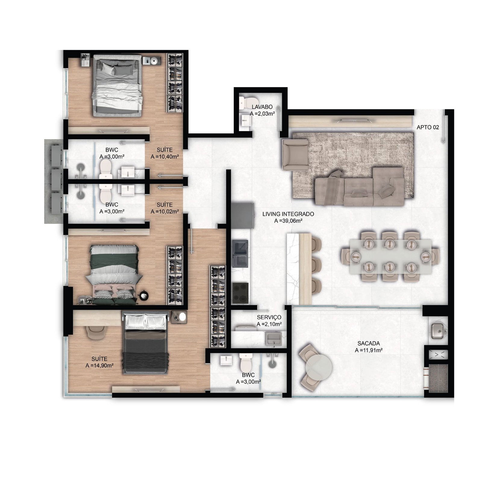 Mar Amar Residence — apto 2, Menegoi, Porto Belo SC