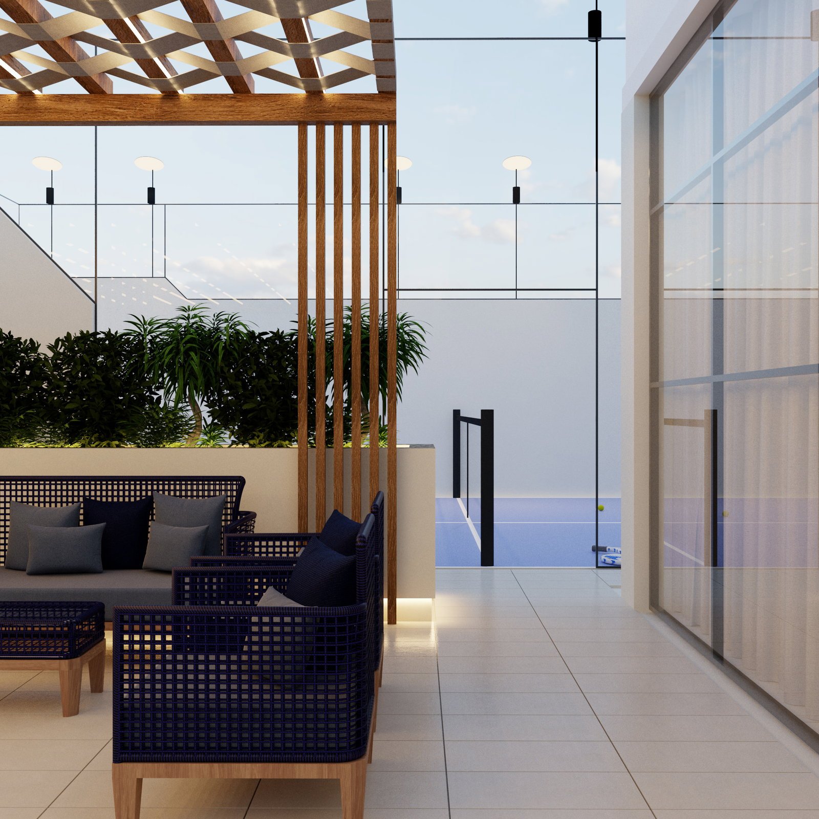 Mar Amar Residence — lazer quadra, Menegoi, Porto Belo SC