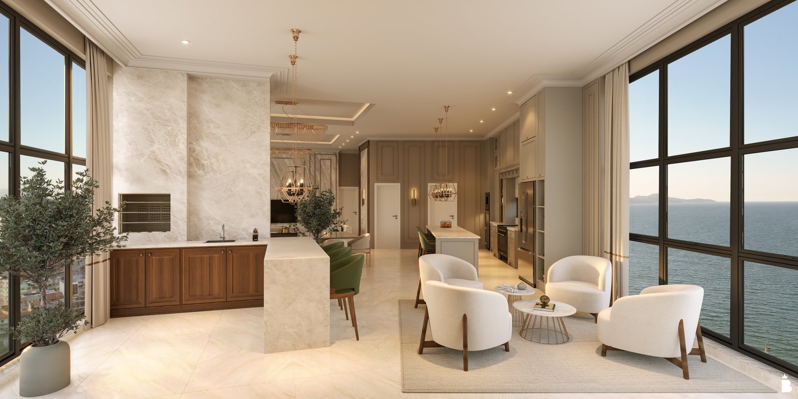 Megáli Agápi Residence — area gourmet penthouse rf, Santana Construtora, Balneário Perequê, Porto Belo SC Megáli Agápi Residence — area gourmet penthouse rf, Santana Construtora, Balneário Perequê, Porto Belo SC