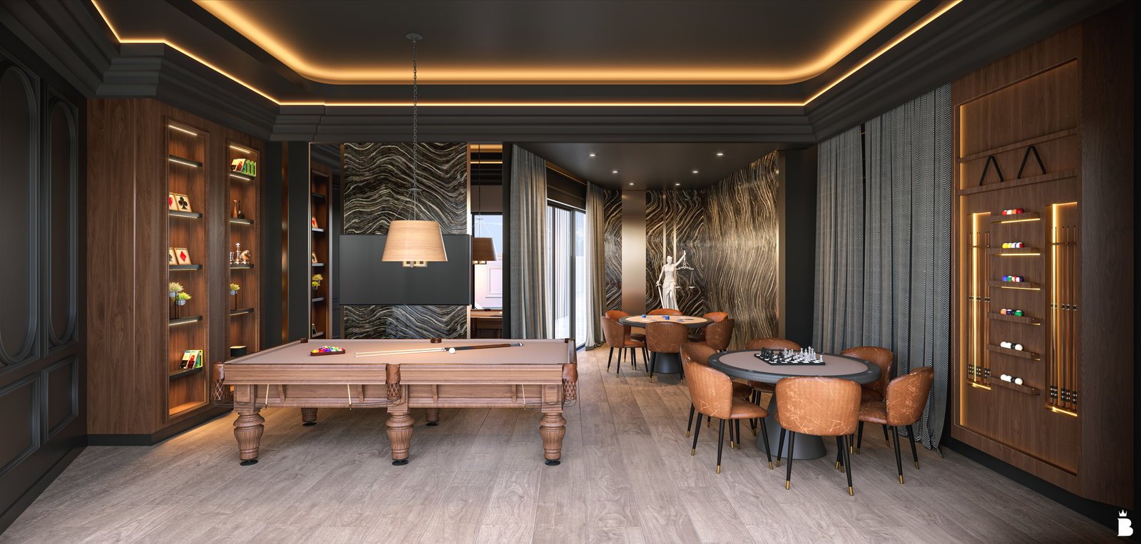Megáli Agápi Residence — sala de jogos rf, Santana Construtora, Balneário Perequê, Porto Belo SC Megáli Agápi Residence — sala de jogos rf, Santana Construtora, Balneário Perequê, Porto Belo SC
