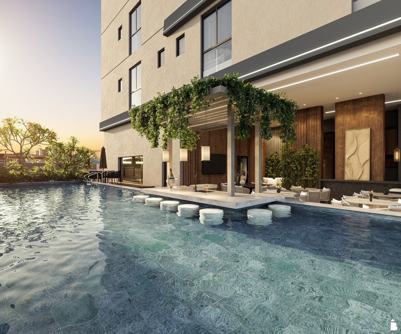 Meridian — fachada e renders 6, Neoprime Empreendimentos, Balneário Perequê, Porto Belo SC Meridian — fachada e renders 6, Neoprime Empreendimentos, Balneário Perequê, Porto Belo SC