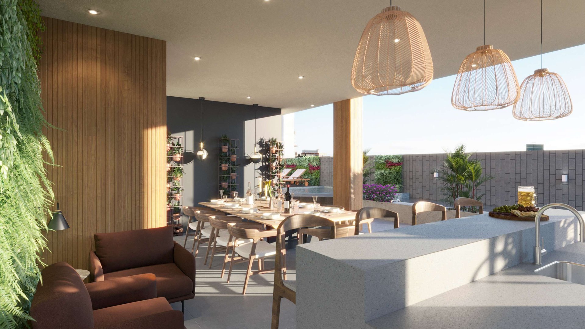 Milano 062 — Varanda gourmet, Mella Construtora, Balneário Perequê, Porto Belo SC