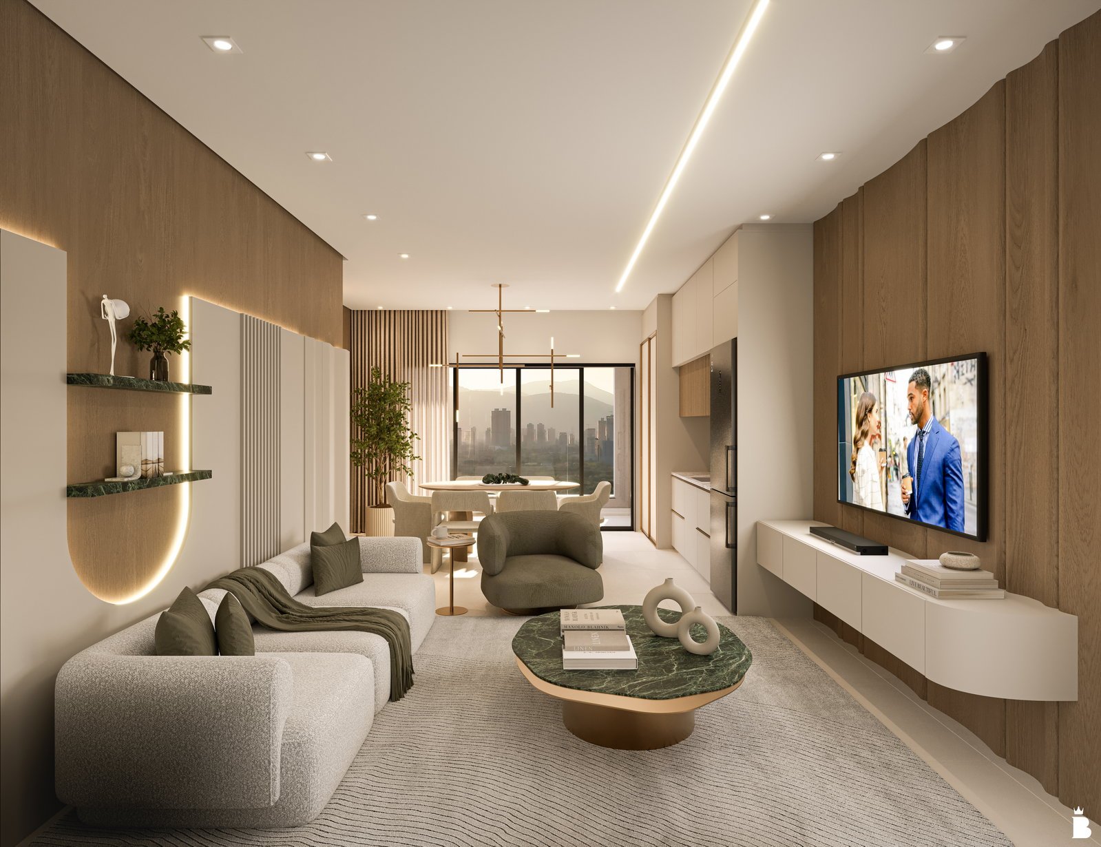 Monaco Studios — living diferenciado apto rf, Tramonto Empreendimentos, Jardim Dourado, Porto Belo SC Monaco Studios — living diferenciado apto rf, Tramonto Empreendimentos, Jardim Dourado, Porto Belo SC