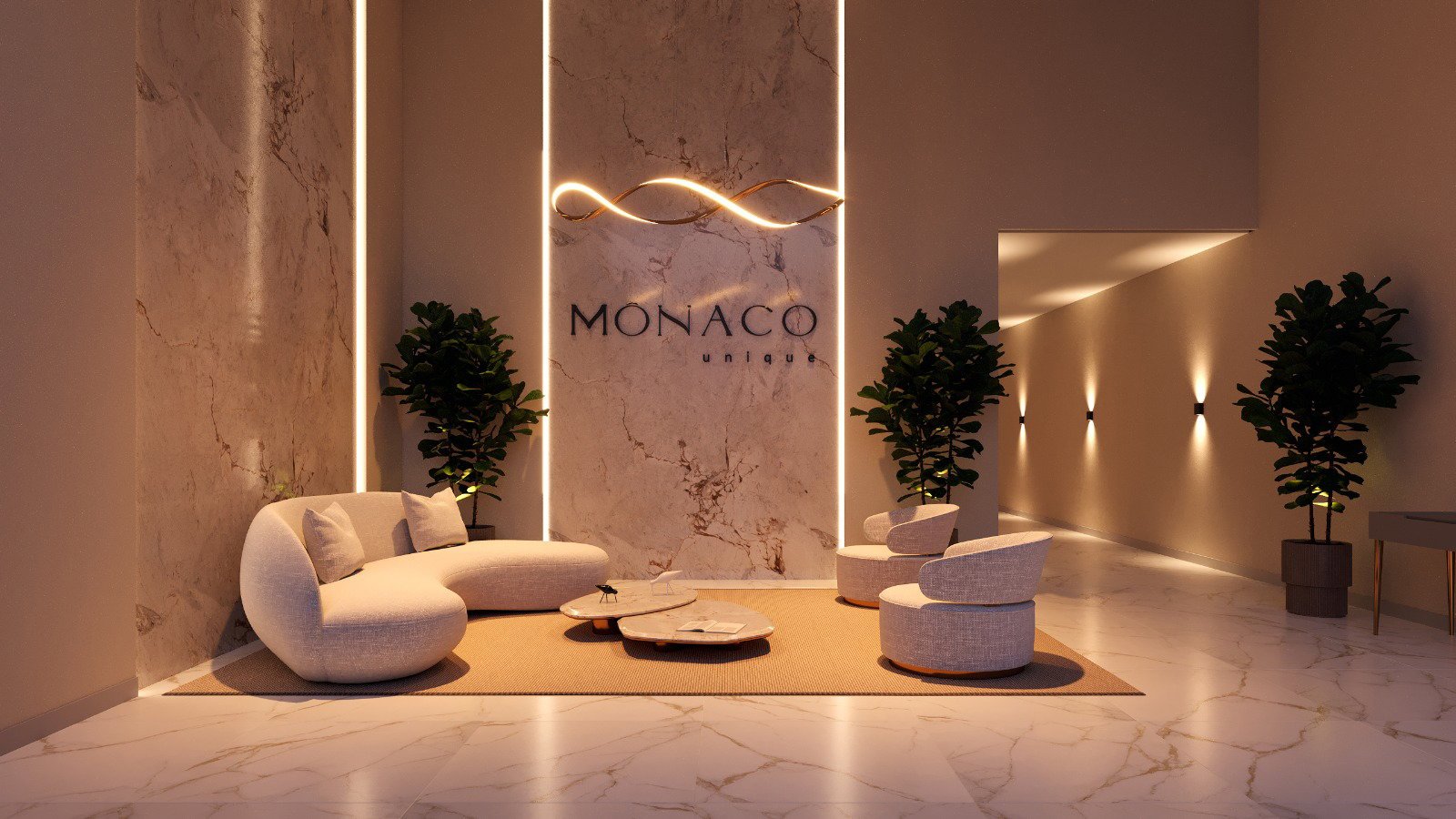 Monaco Unique — fachada e renders 4, Mônaco Construtora, Balneário Perequê, Porto Belo SC Monaco Unique — fachada e renders 4, Mônaco Construtora, Balneário Perequê, Porto Belo SC