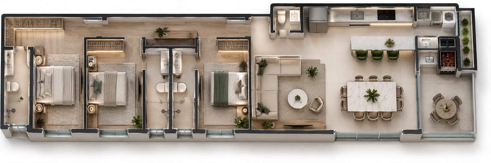 Monte Moriá — planta e tipologias 4, Império Real Construtora, Balneário Perequê, Porto Belo SC Monte Moriá — planta e tipologias 4, Império Real Construtora, Balneário Perequê, Porto Belo SC