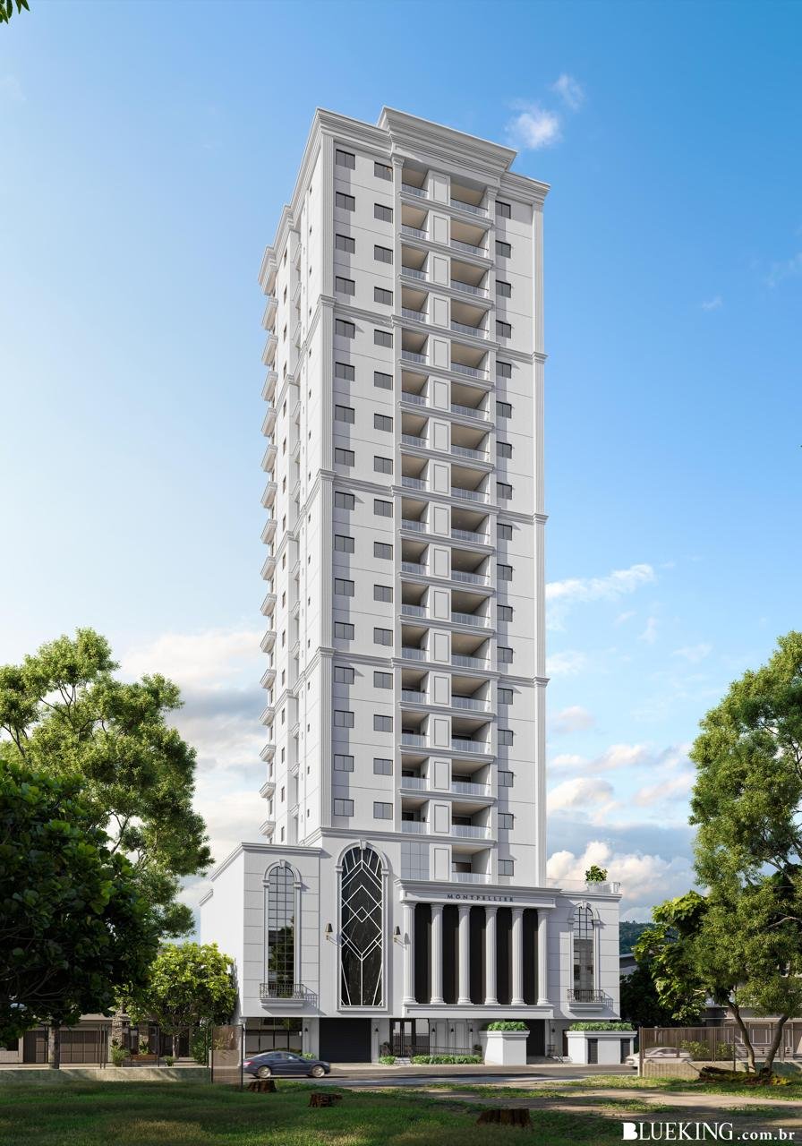Montpellier Residence — fachada e renders 1, LG Dellagnelo, Porto Belo SC