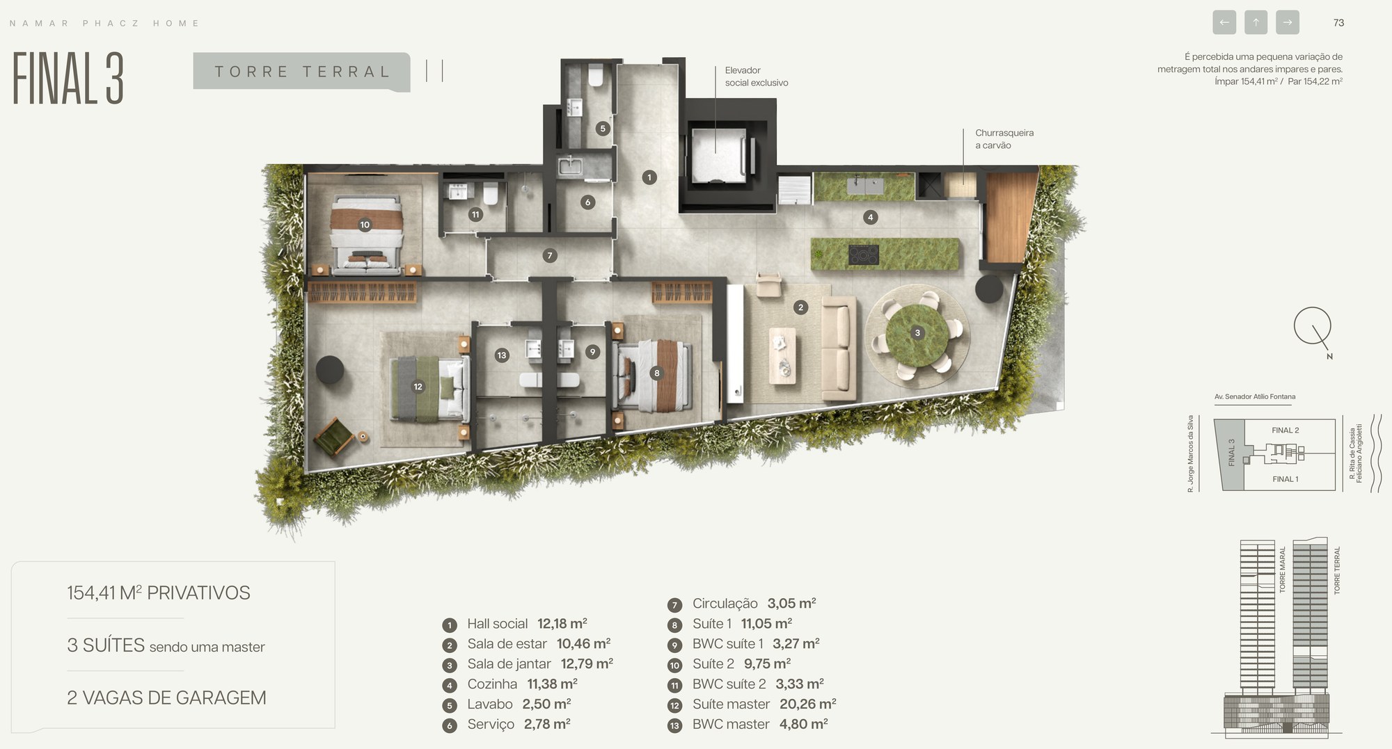 Namar — planta e tipologias 8, Phacz Empreendimentos, Balneário Perequê, Porto Belo SC Namar — planta e tipologias 8, Phacz Empreendimentos, Balneário Perequê, Porto Belo SC