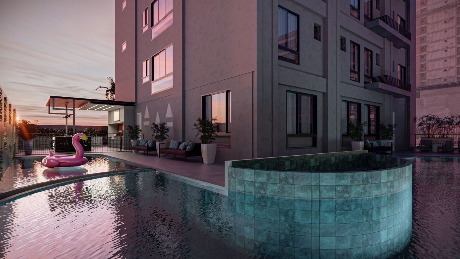 Neo Edge — fachada e renders 3, BSX Empreendimentos, Porto Belo SC Neo Edge — fachada e renders 3, BSX Empreendimentos, Porto Belo SC