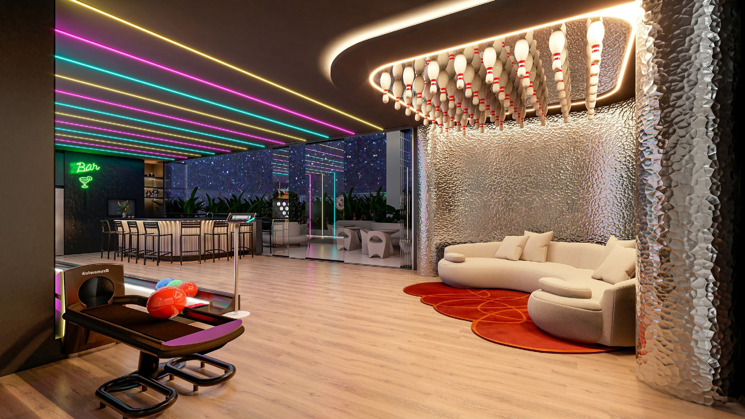 Nexus — boliche e lounge no rooftop