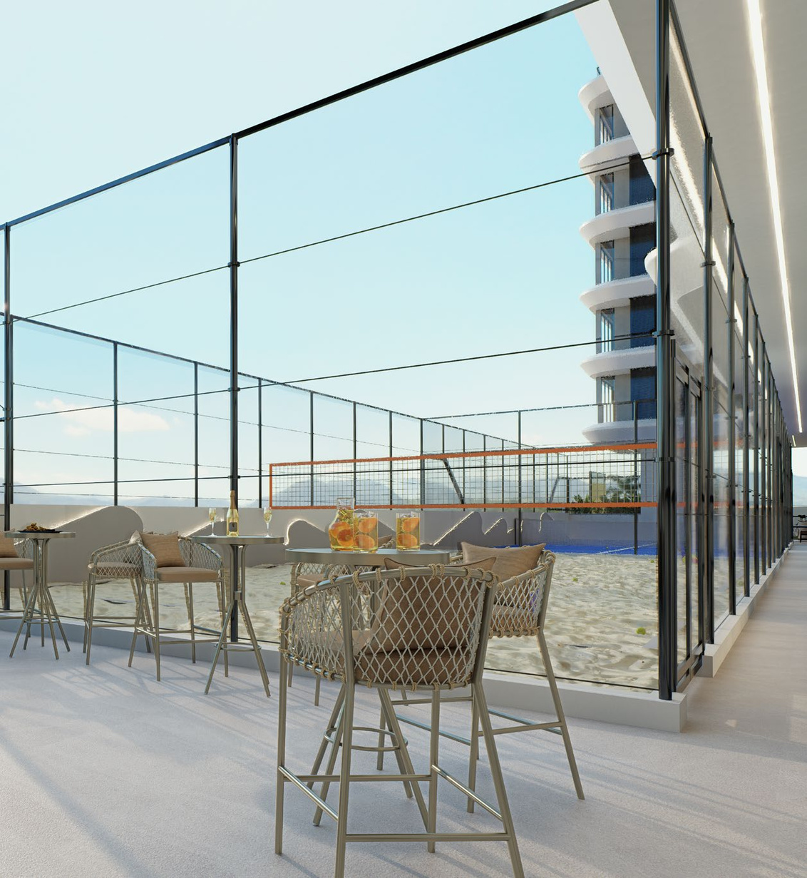 Nexus — quadra de beach tennis