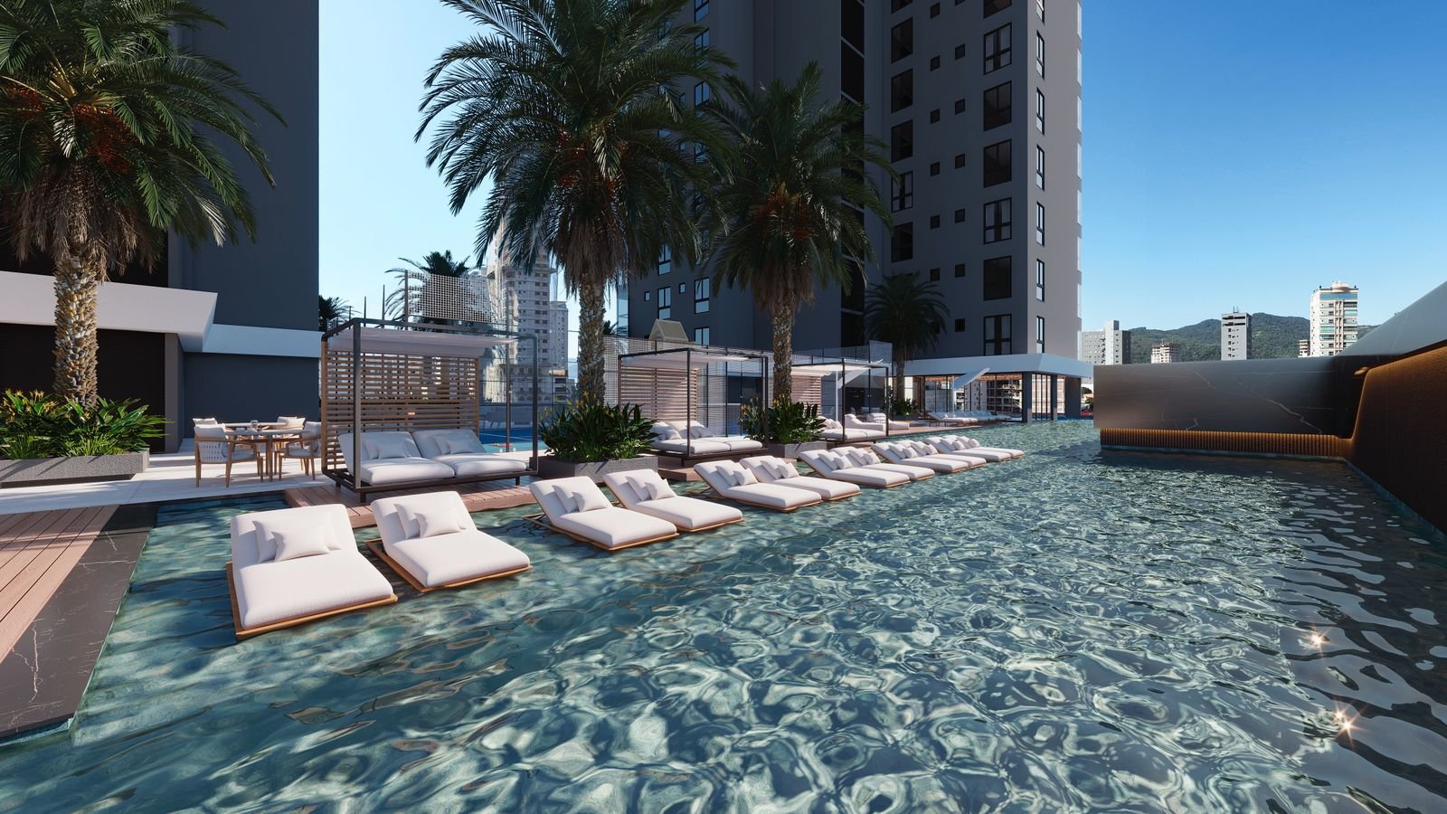 Ocean Avenue Towers — fachada e renders 16, ZIG Empreendimentos, Balneário Perequê, Porto Belo SC