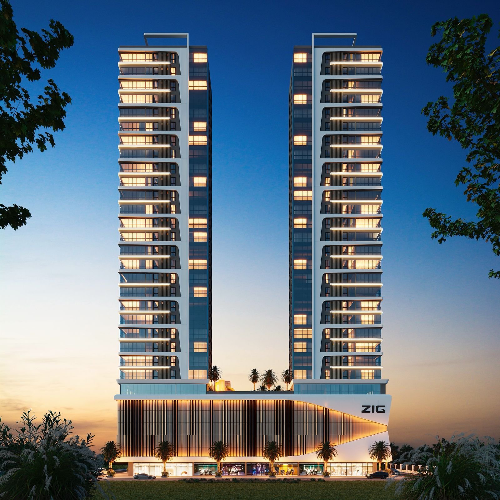 Ocean Avenue Towers — fachada e renders 3, ZIG Empreendimentos, Balneário Perequê, Porto Belo SC