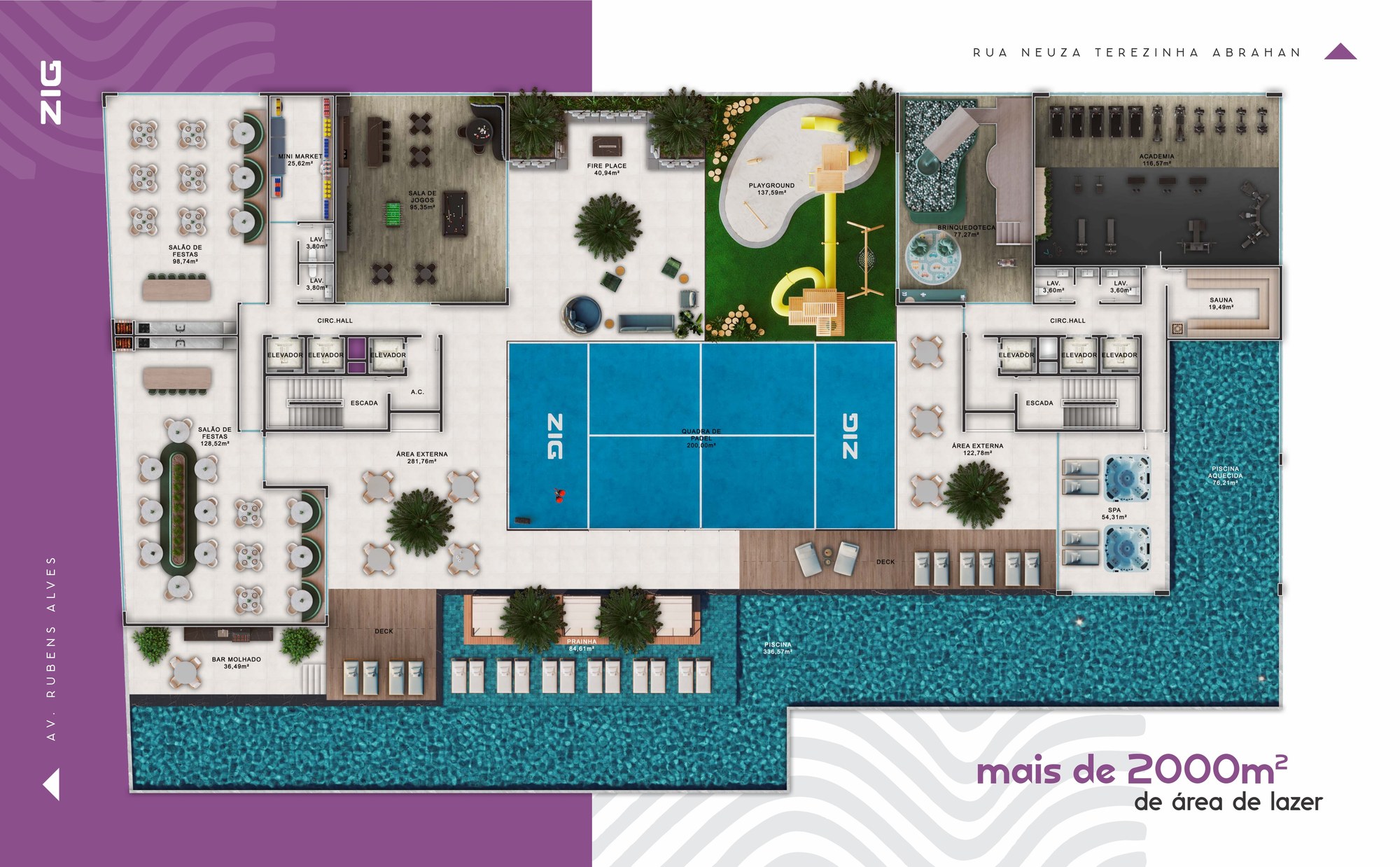 Ocean Avenue Towers — planta e tipologias 3, ZIG Empreendimentos, Balneário Perequê, Porto Belo SC