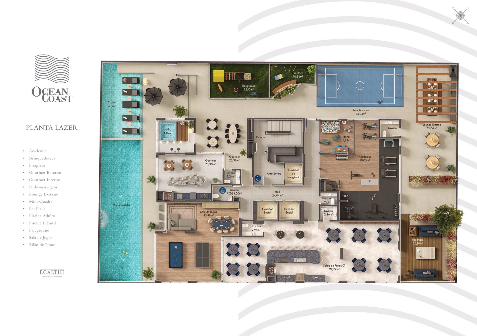 Ocean Coast — catalogo oceancoast r0 18, Ecalthi Construtora e Incorporadora, Balneário Perequê, Porto Belo SC Ocean Coast — catalogo oceancoast r0 18, Ecalthi Construtora e Incorporadora, Balneário Perequê, Porto Belo SC