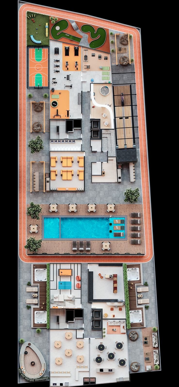 Opala Home Club — planta e tipologias 2, Sampaio Empreendimentos, Balneário Perequê, Porto Belo SC Opala Home Club — planta e tipologias 2, Sampaio Empreendimentos, Balneário Perequê, Porto Belo SC
