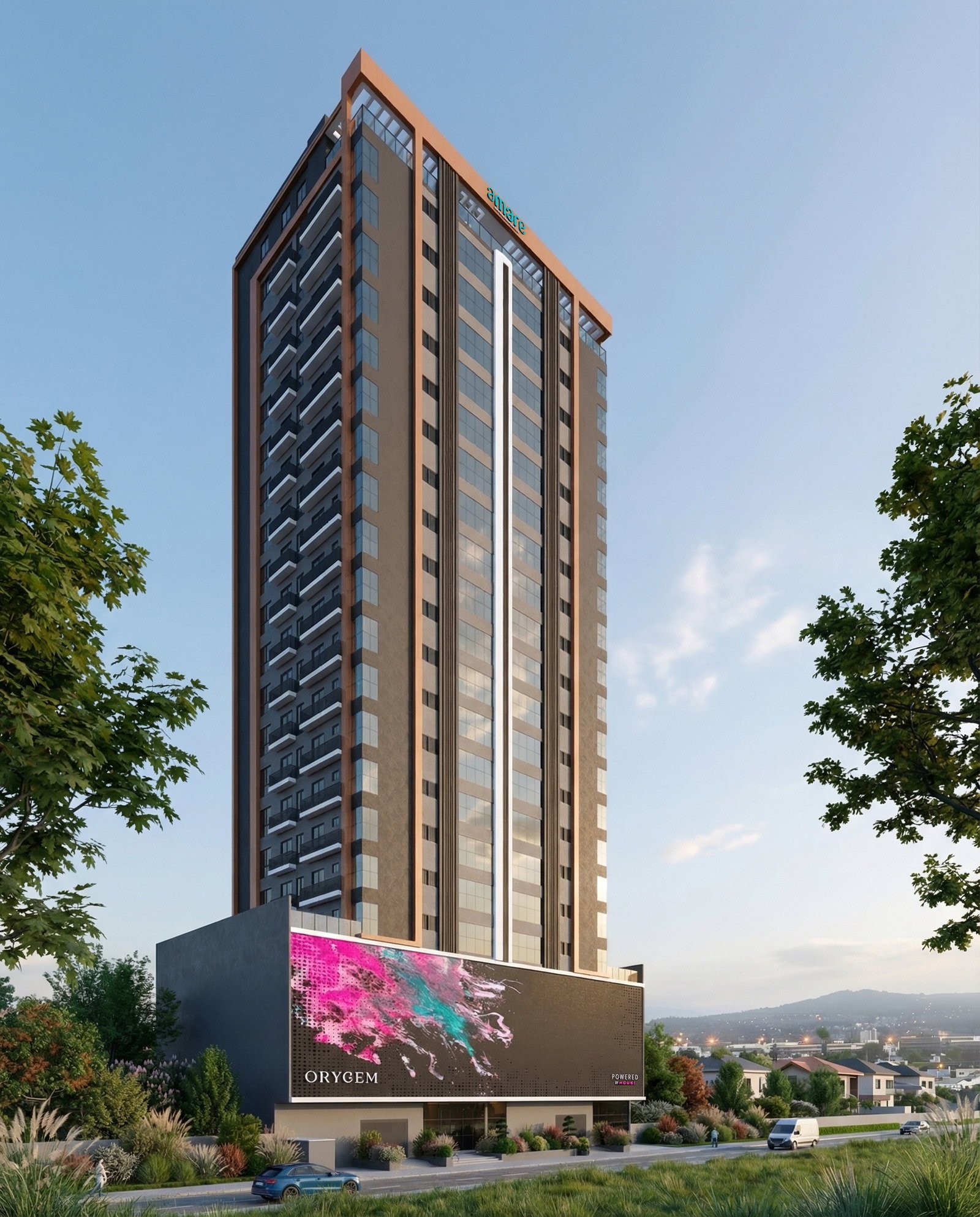 Orygem — residencial multifamiliar externa fachada diurna, Amare Empreendimentos, Balneário Perequê, Porto Belo SC Orygem — residencial multifamiliar externa fachada diurna, Amare Empreendimentos, Balneário Perequê, Porto Belo SC