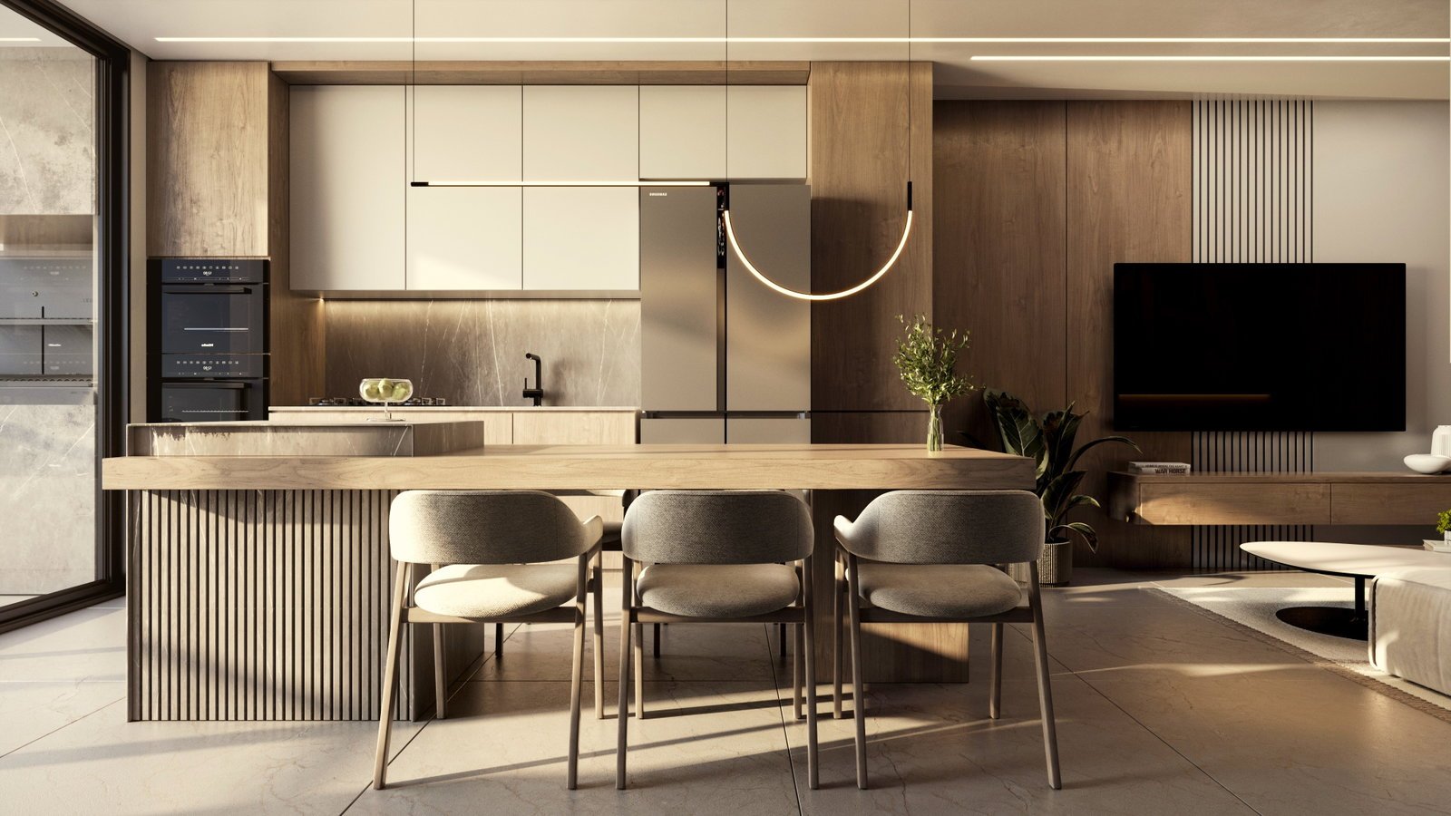 Park View Residencial — apto 75m2 living 2, Haja, Balneário Perequê, Porto Belo SC
