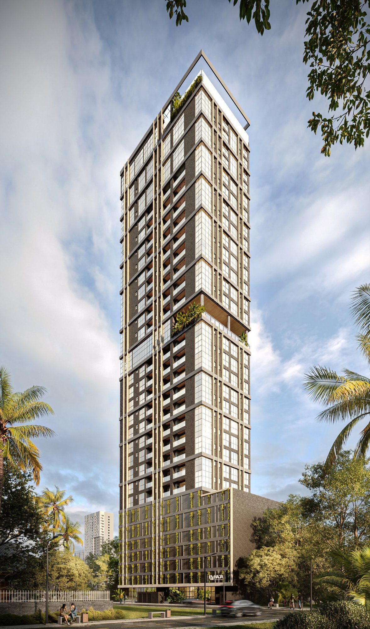Park View Residencial — fachada diurna 3, Haja, Balneário Perequê, Porto Belo SC