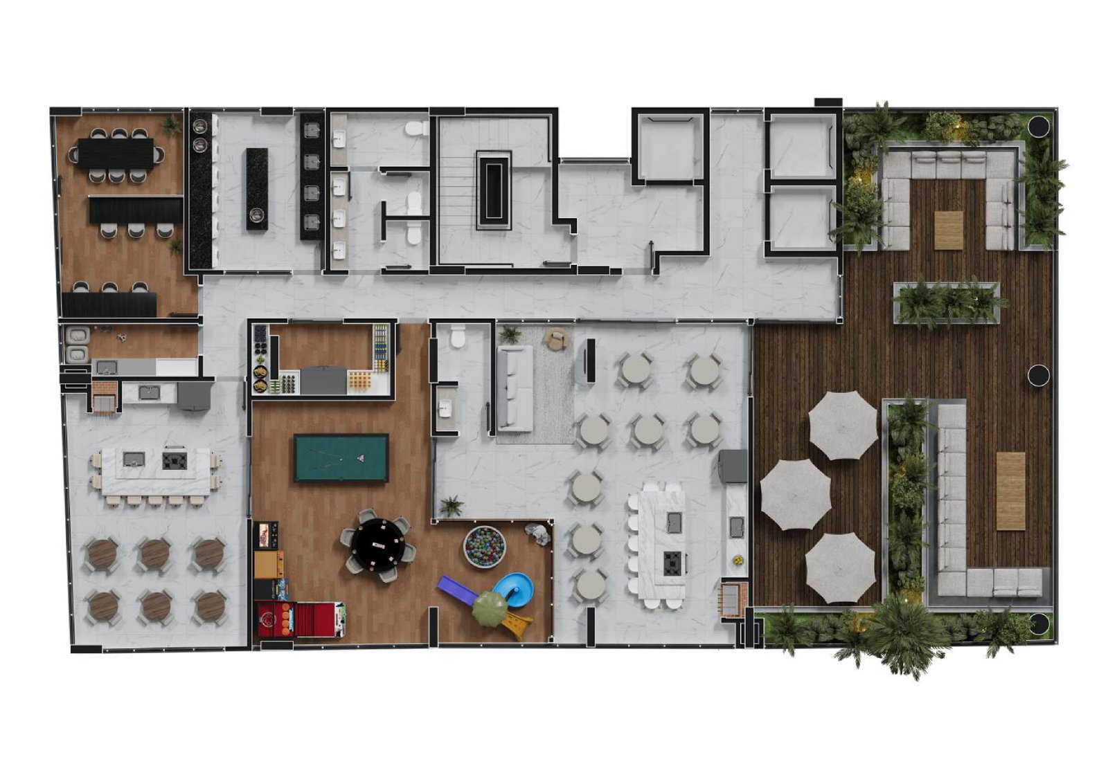 Park View Residencial — ph lazer e area comum compactado, Haja, Balneário Perequê, Porto Belo SC