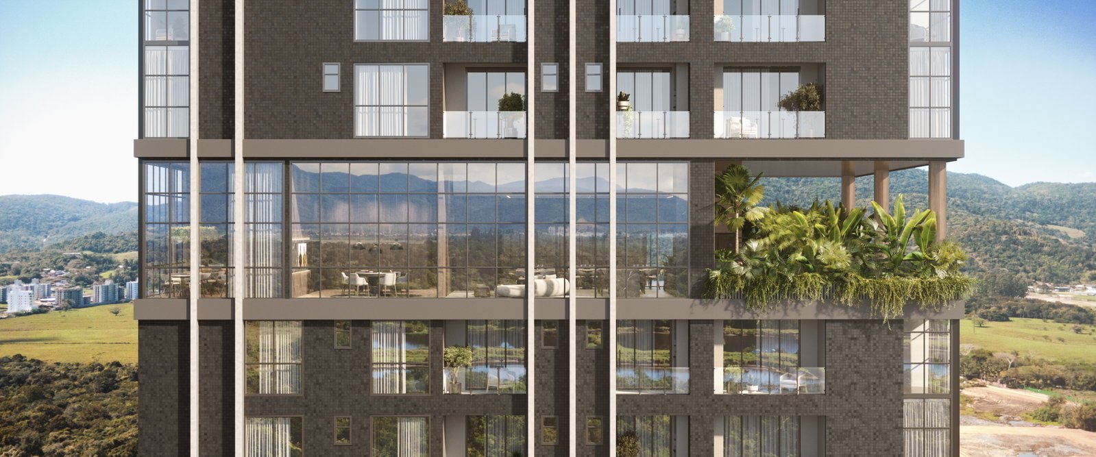 Park View Residencial — voo de passaro, Haja, Balneário Perequê, Porto Belo SC