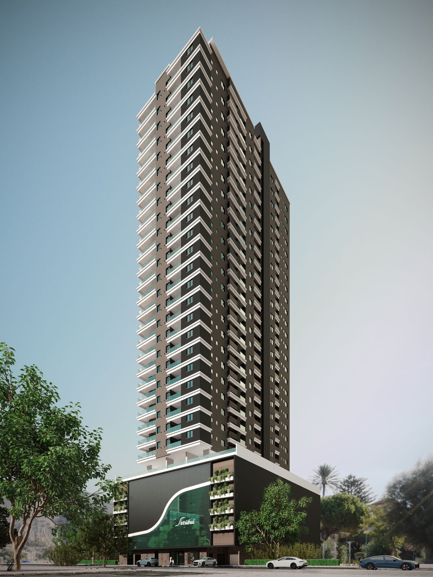 Setúbal — fachada e renders, Porto Valente Construtora e Incorporadora, Porto Belo SC