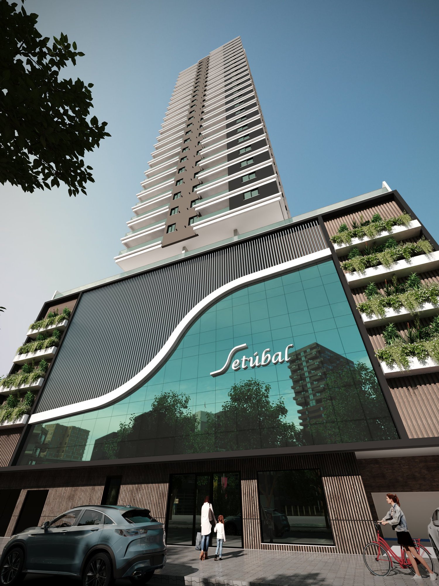 Setúbal — fachada e renders 1, Porto Valente, Porto Belo SC Setúbal — fachada e renders 1, Porto Valente, Porto Belo SC