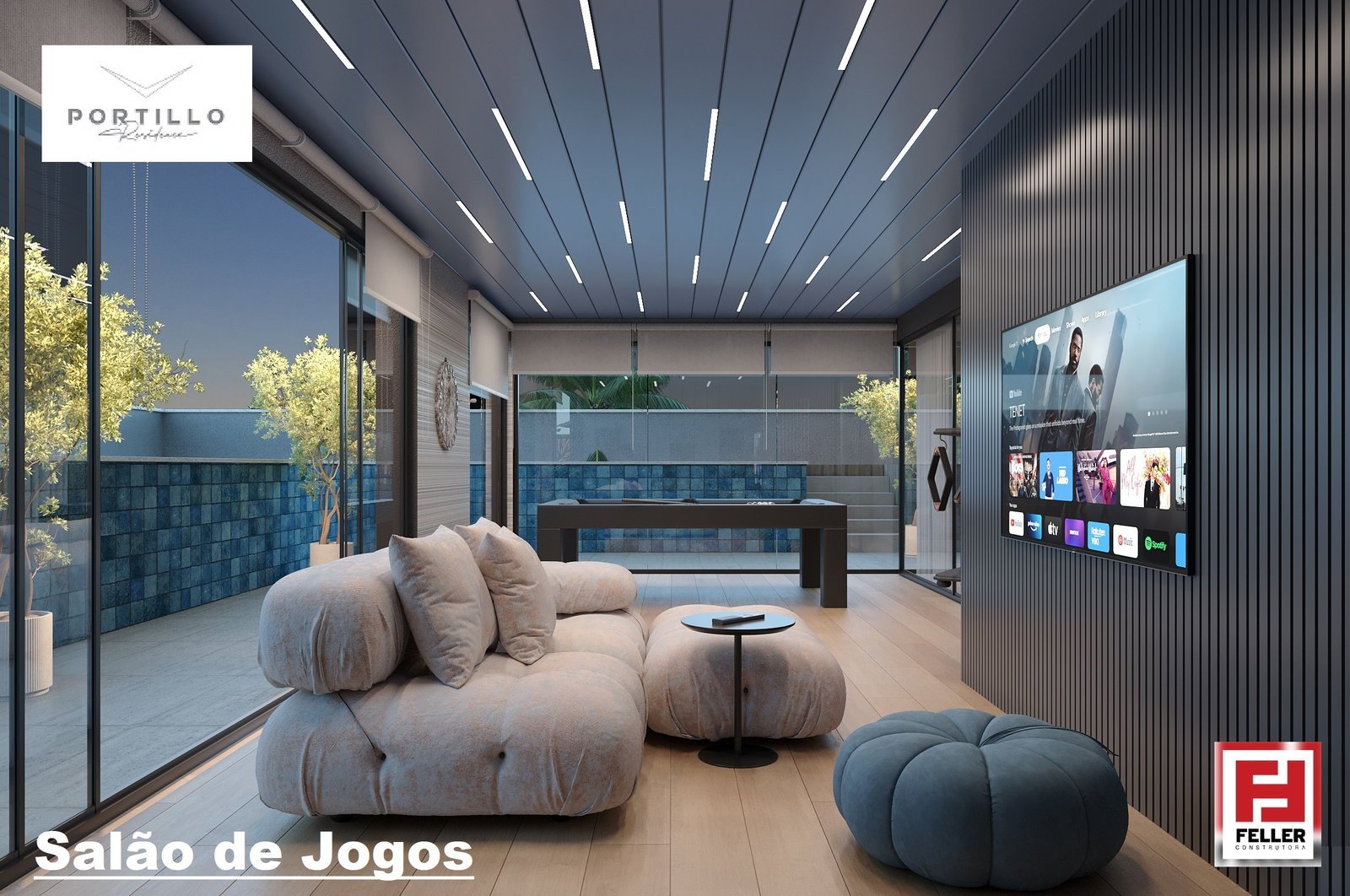 Portillo Residence — fachada e renders 16, Feller Construtora, Balneário Perequê, Porto Belo SC Portillo Residence — fachada e renders 16, Feller Construtora, Balneário Perequê, Porto Belo SC