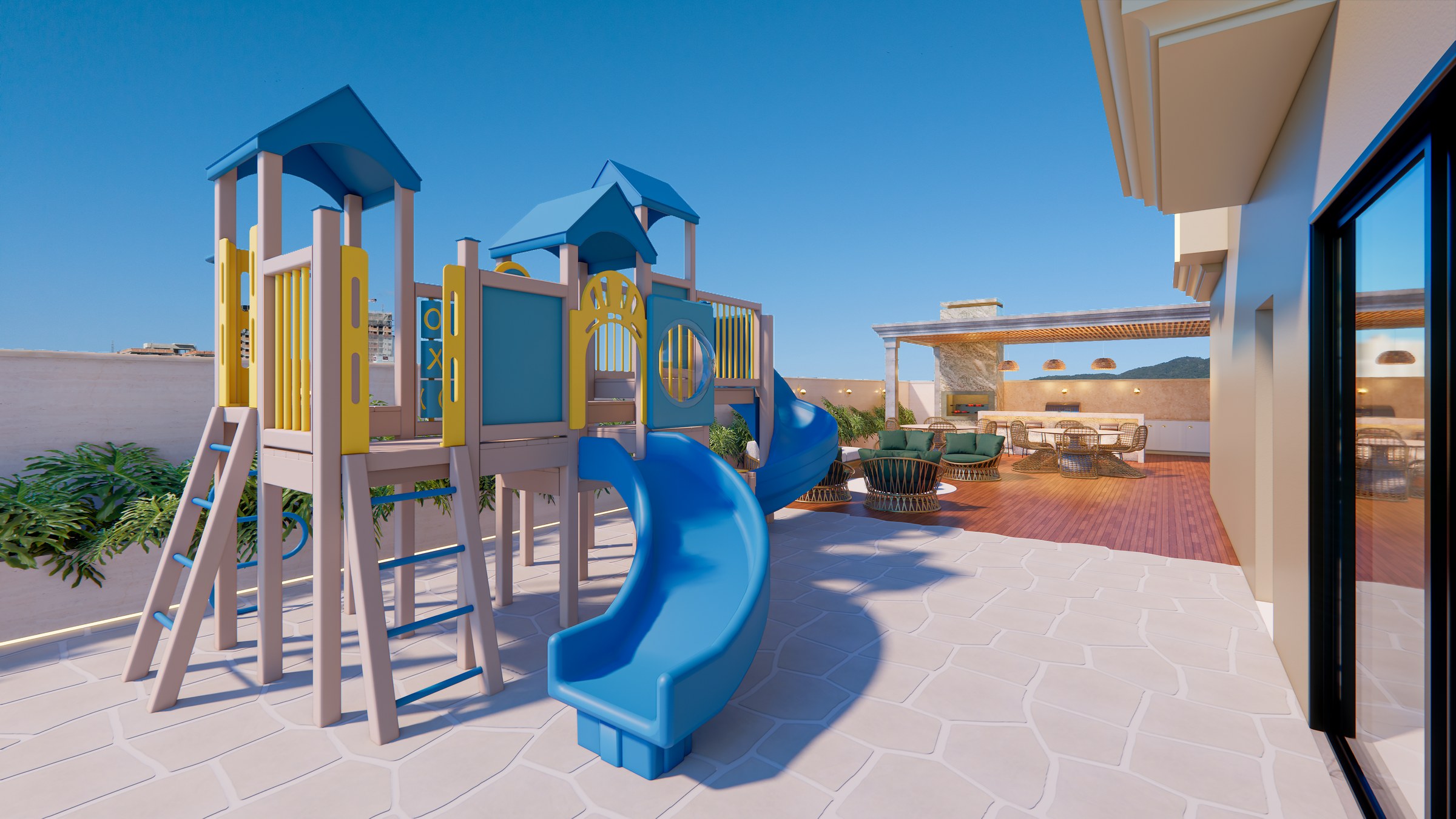 Porto Amalfi Residence — playground, AR Incorporadora, Balneário Perequê, Porto Belo SC