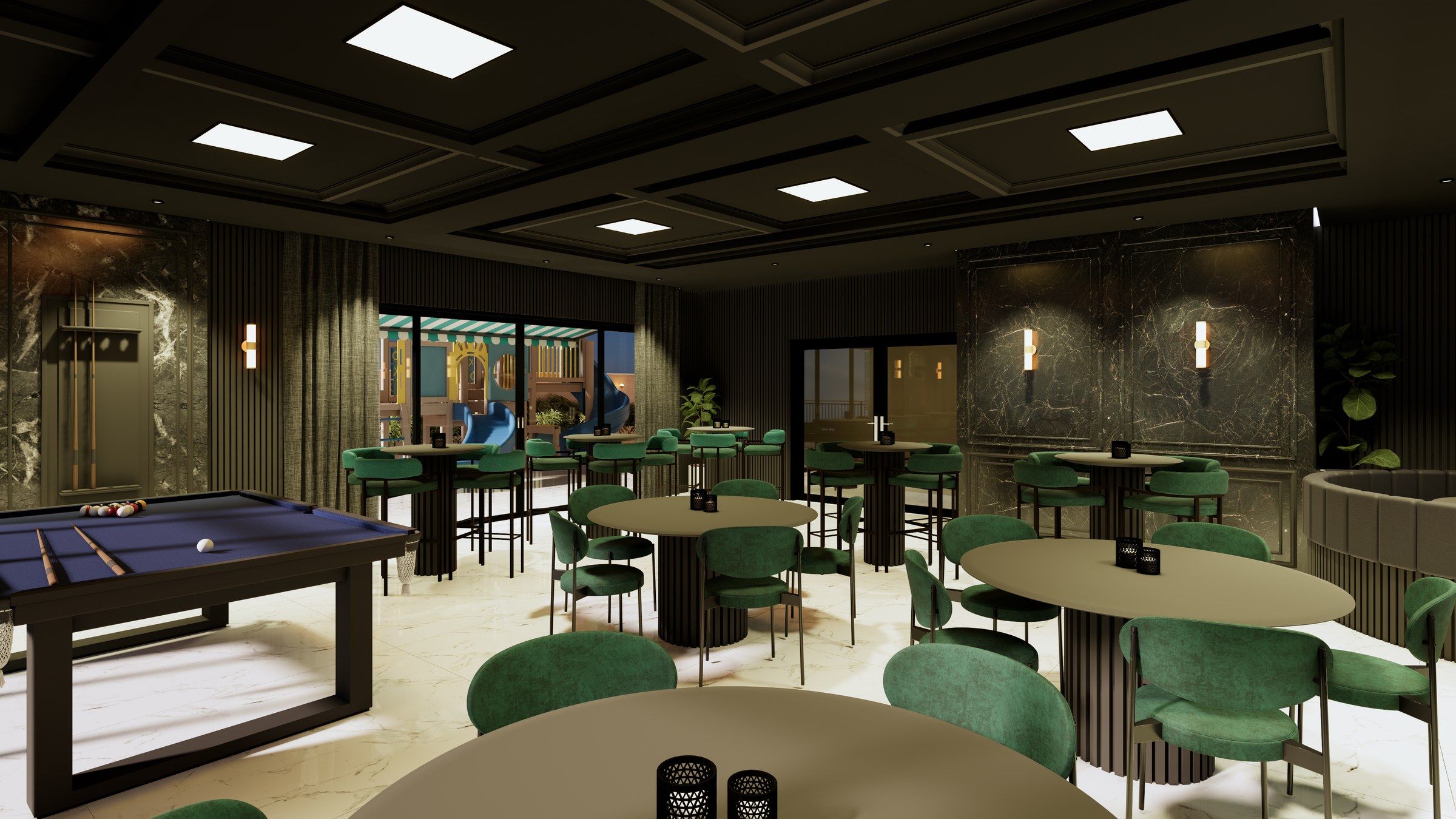 Porto Amalfi Residence — pub gourmet com mesa de sinuca, AR Incorporadora, Balneário Perequê, Porto Belo SC