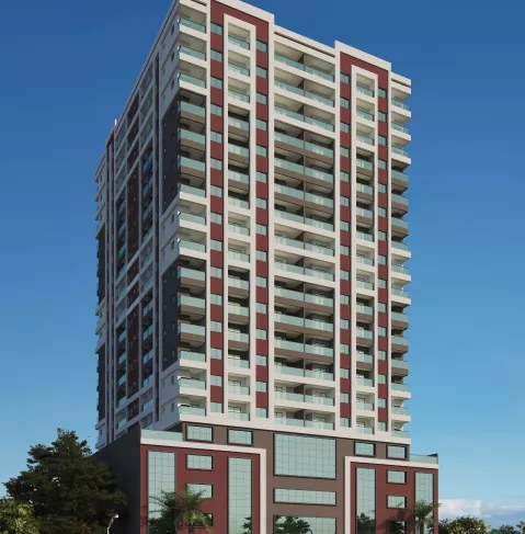 Porto do Sol — fachada, Selcor Empreendimentos, Balneário Perequê, Porto Belo SC