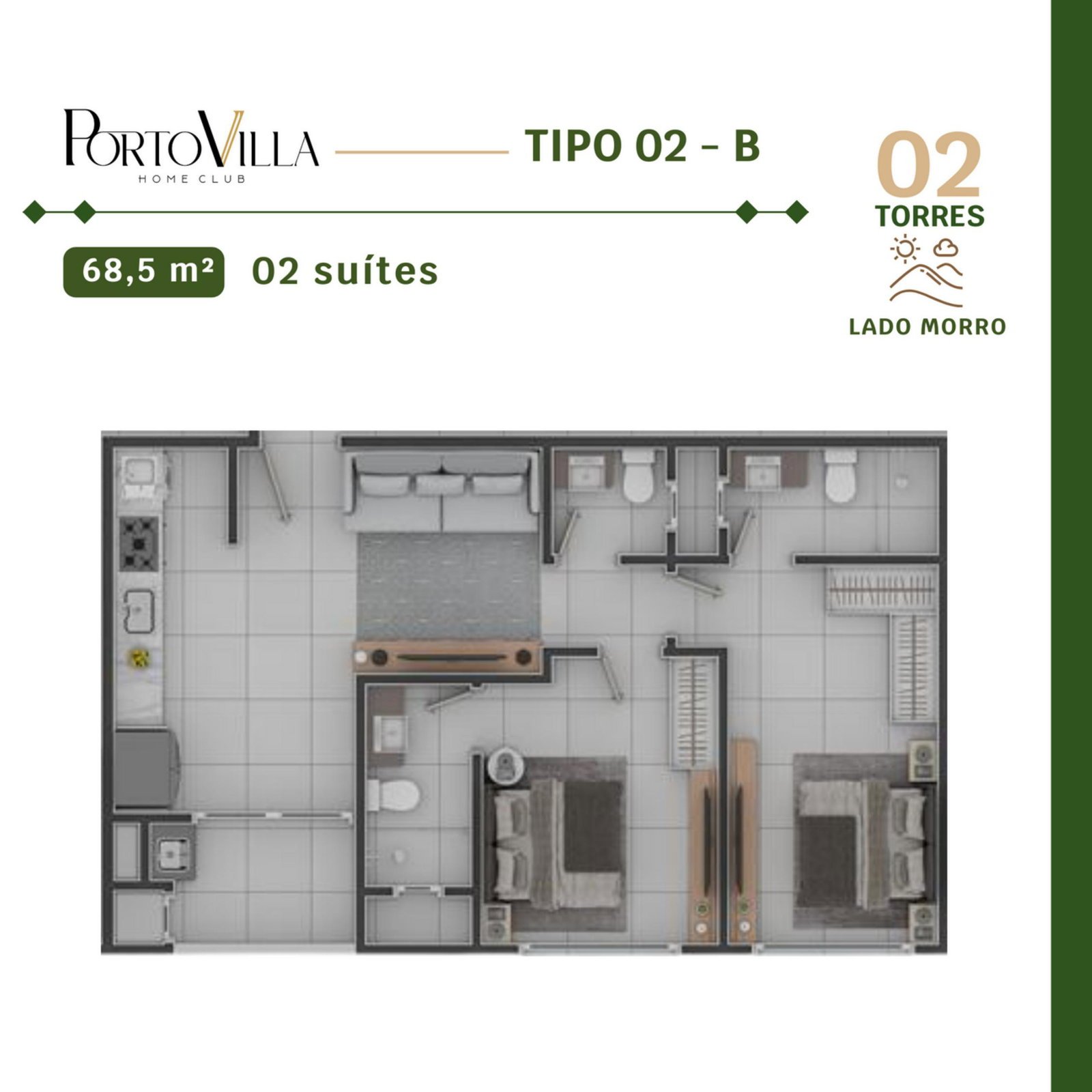 Porto Villa Home Club — planta lado b atualizadas pagina 2, VL Empreendimentos, Vila Nova, Porto Belo SC Porto Villa Home Club — planta lado b atualizadas pagina 2, VL Empreendimentos, Vila Nova, Porto Belo SC