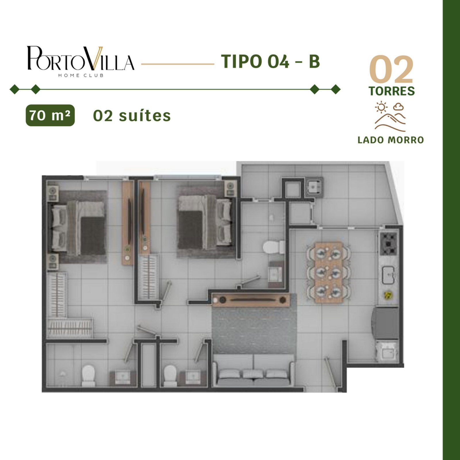 Porto Villa Home Club — planta lado b atualizadas pagina 4, VL Empreendimentos, Vila Nova, Porto Belo SC Porto Villa Home Club — planta lado b atualizadas pagina 4, VL Empreendimentos, Vila Nova, Porto Belo SC