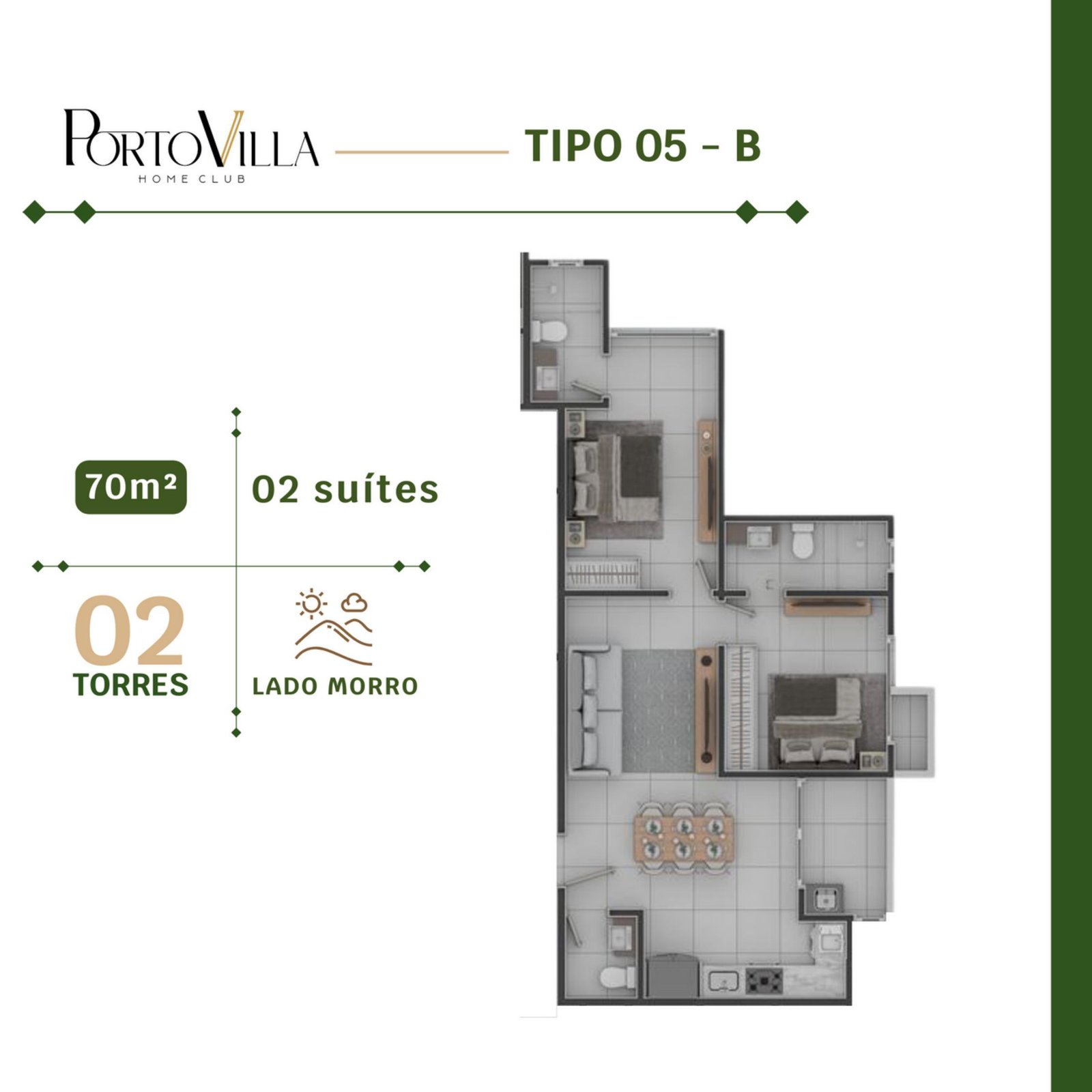 Porto Villa Home Club — planta lado b atualizadas pagina 5, VL Empreendimentos, Vila Nova, Porto Belo SC Porto Villa Home Club — planta lado b atualizadas pagina 5, VL Empreendimentos, Vila Nova, Porto Belo SC