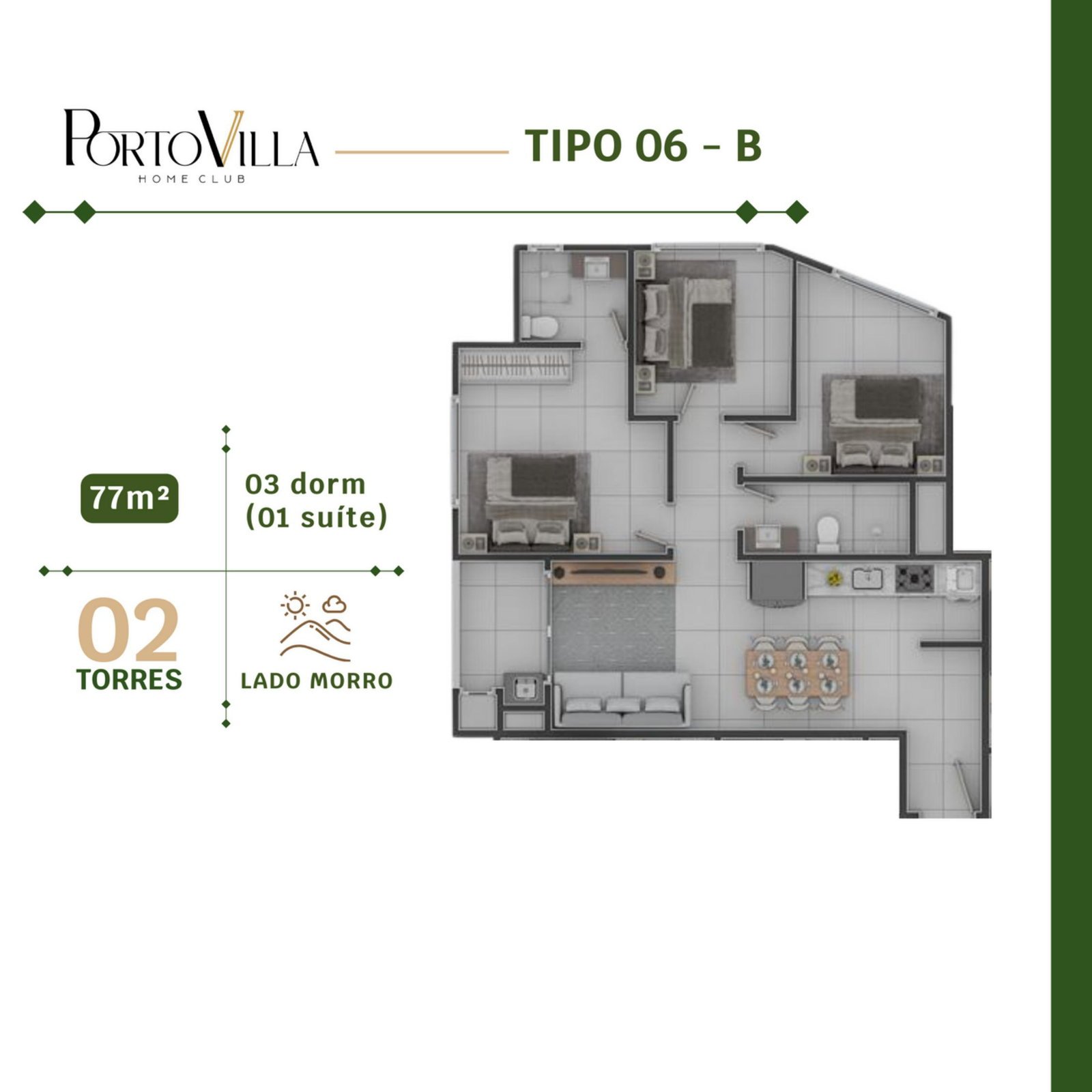 Porto Villa Home Club — planta lado b atualizadas pagina 6, VL Empreendimentos, Vila Nova, Porto Belo SC Porto Villa Home Club — planta lado b atualizadas pagina 6, VL Empreendimentos, Vila Nova, Porto Belo SC