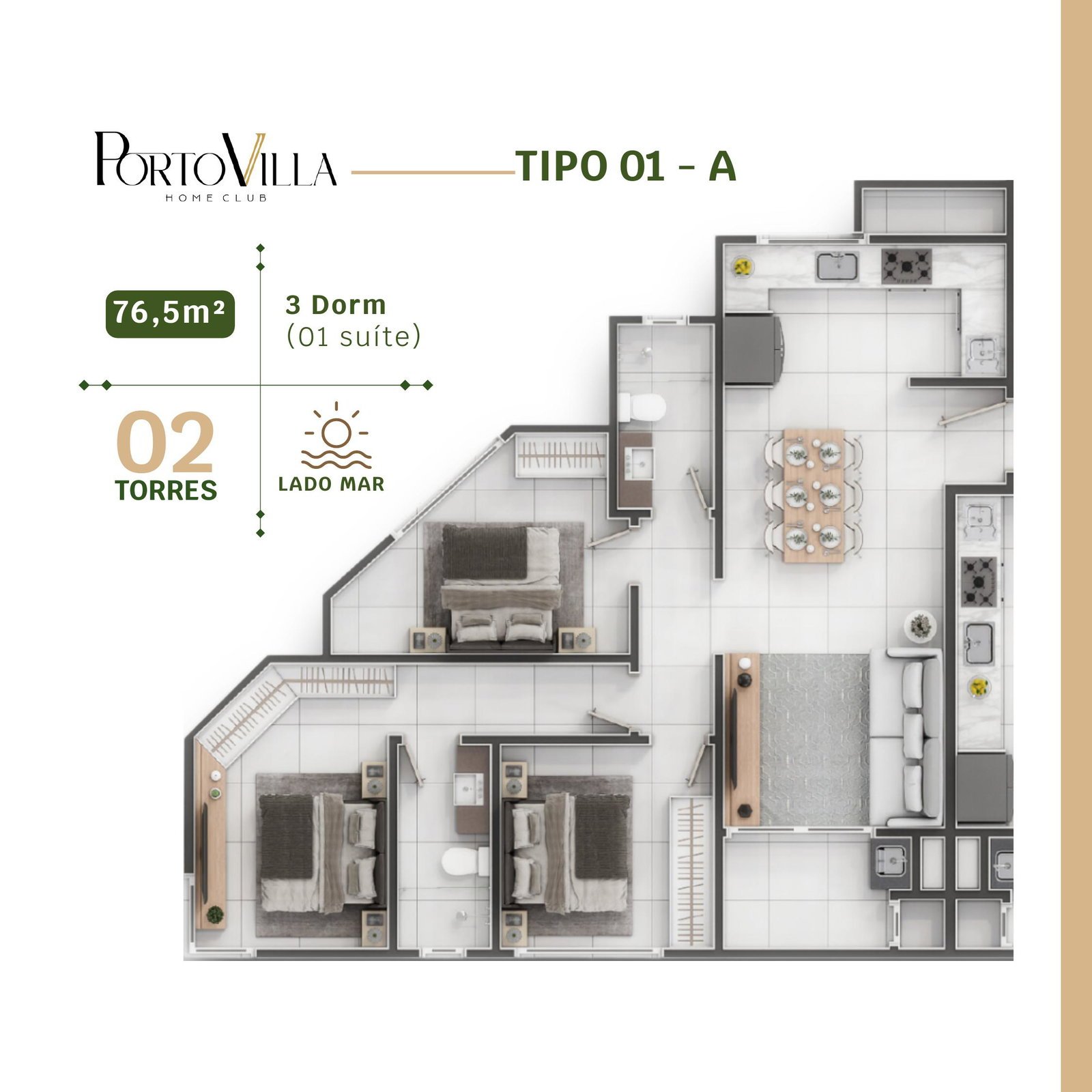 Porto Villa Home Club — plantas torre a pagina, VL Empreendimentos, Vila Nova, Porto Belo SC Porto Villa Home Club — plantas torre a pagina, VL Empreendimentos, Vila Nova, Porto Belo SC