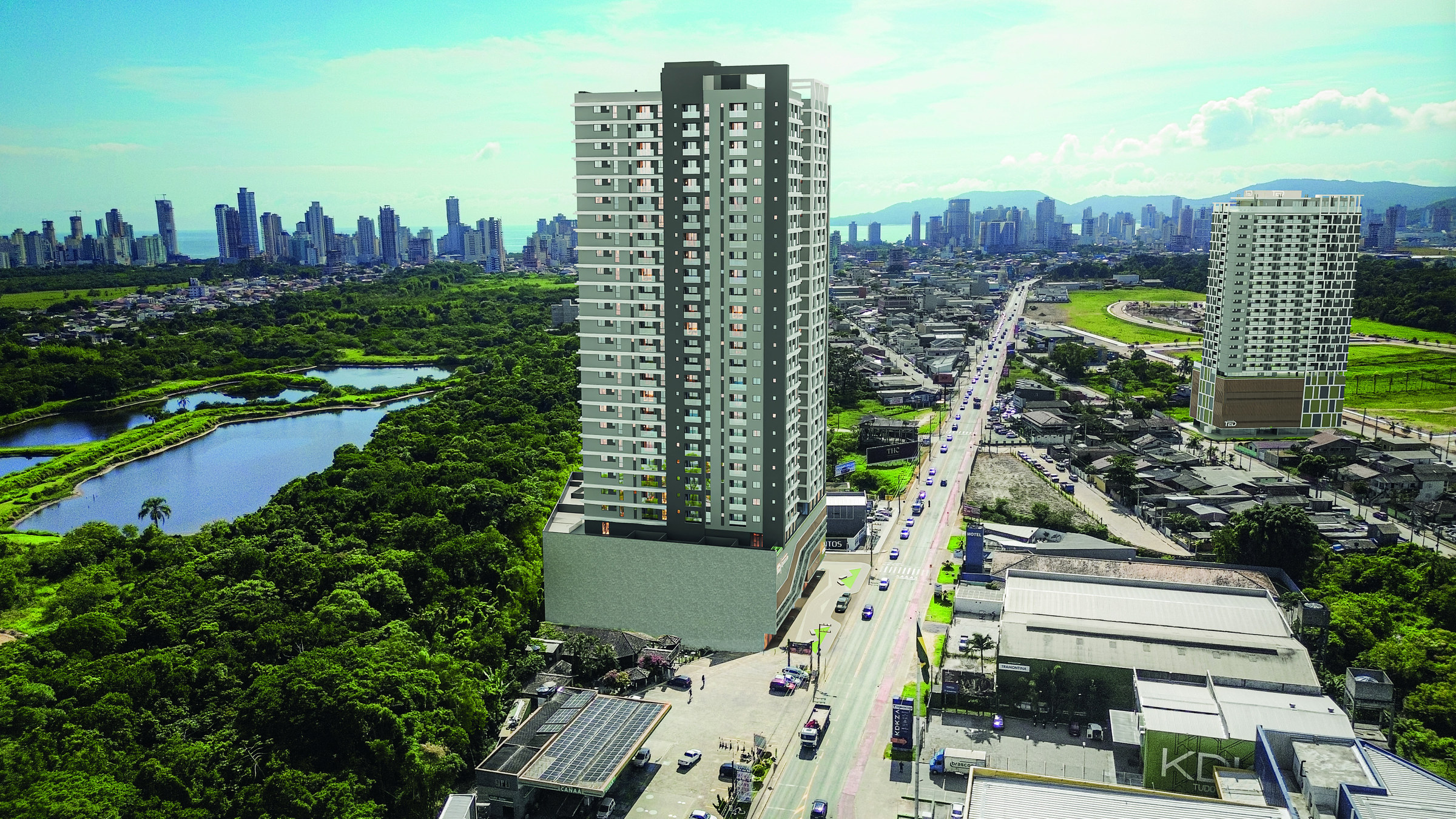 Reserva Tedesco & Mensch — vista aérea do empreendimento em Jardim Dourado, Grupo TED, Jardim Dourado, Porto Belo SC Reserva Tedesco & Mensch — vista aérea do empreendimento em Jardim Dourado, Grupo TED, Jardim Dourado, Porto Belo SC