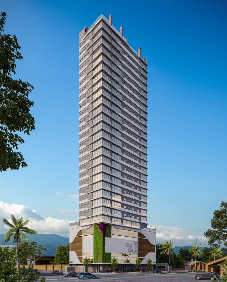 Residencial Baía Rica — fachada e renders 1, GPC Empreendimentos, Balneário Perequê, Porto Belo SC Residencial Baía Rica — fachada e renders 1, GPC Empreendimentos, Balneário Perequê, Porto Belo SC