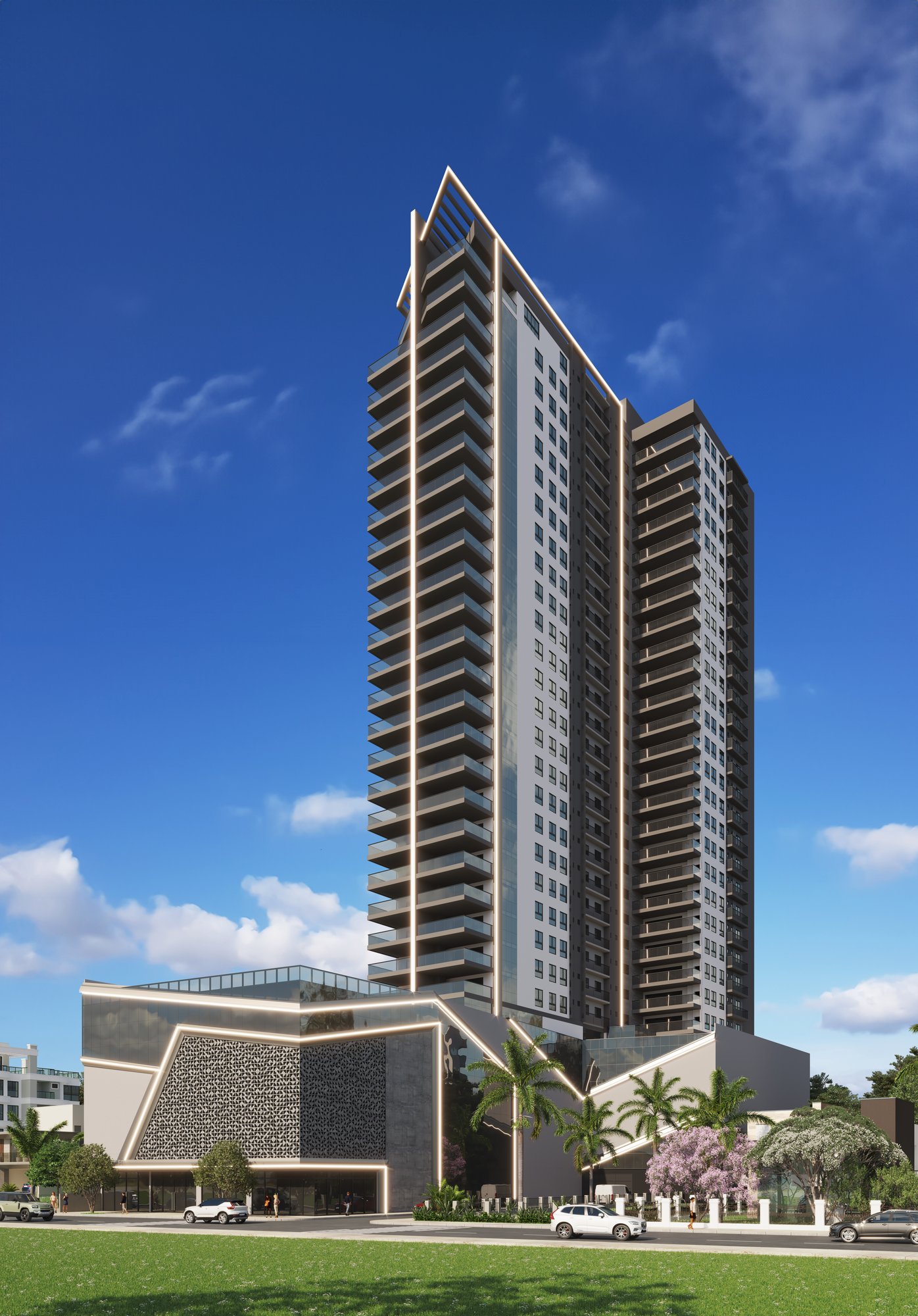 Residenziale Lago Di Como — externa a, Santana Construtora, Balneário Perequê, Porto Belo SC