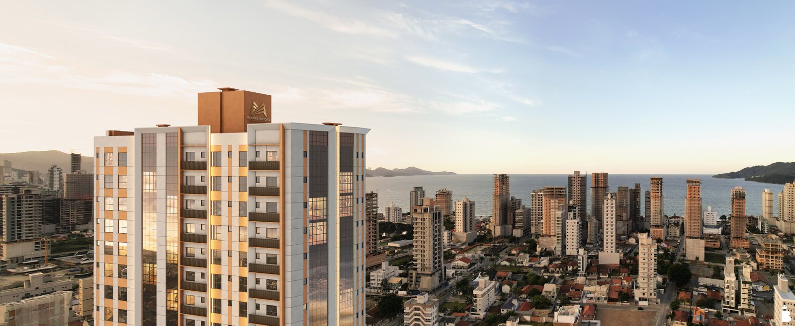 Rising Sun — tower externa topo rf, MC Construtora e Incorporadora, Balneário Perequê, Porto Belo SC Rising Sun — tower externa topo rf, MC Construtora e Incorporadora, Balneário Perequê, Porto Belo SC