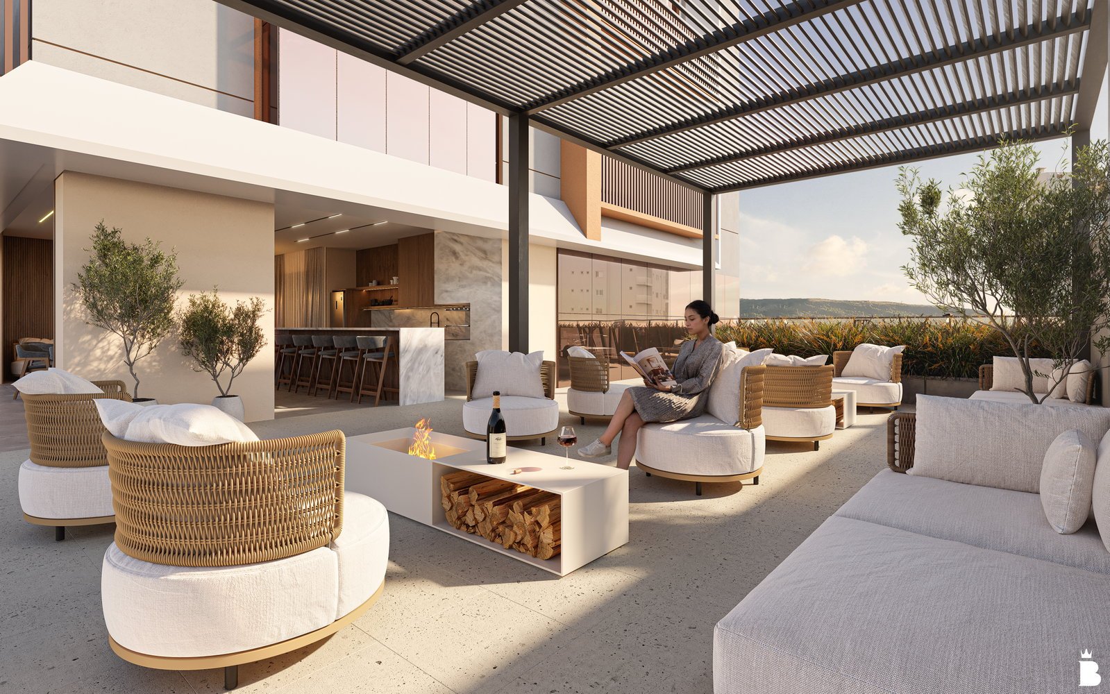 Rising Sun — tower terraco com pergolado rf, MC Construtora e Incorporadora, Balneário Perequê, Porto Belo SC Rising Sun — tower terraco com pergolado rf, MC Construtora e Incorporadora, Balneário Perequê, Porto Belo SC