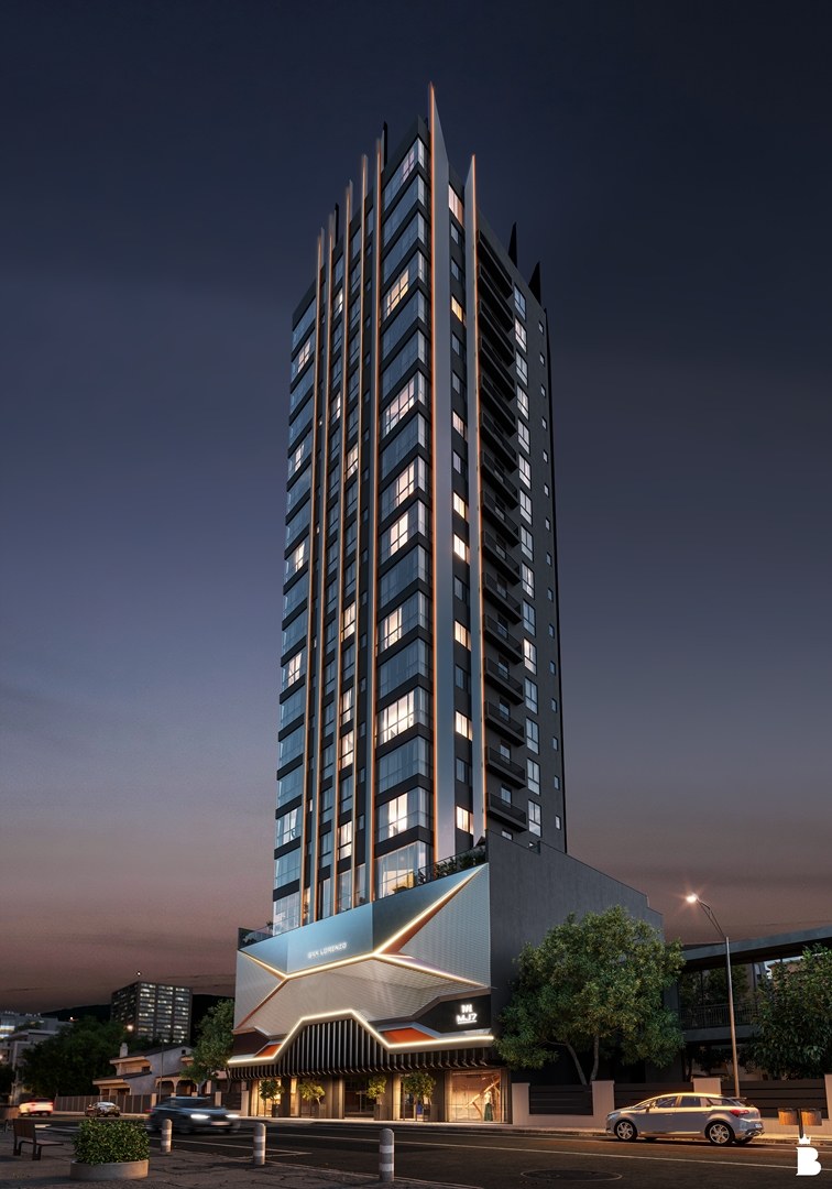 San Lorenzo Residence — Fachada noturna, MJ7, Porto Belo SC San Lorenzo Residence — Fachada noturna, MJ7, Porto Belo SC